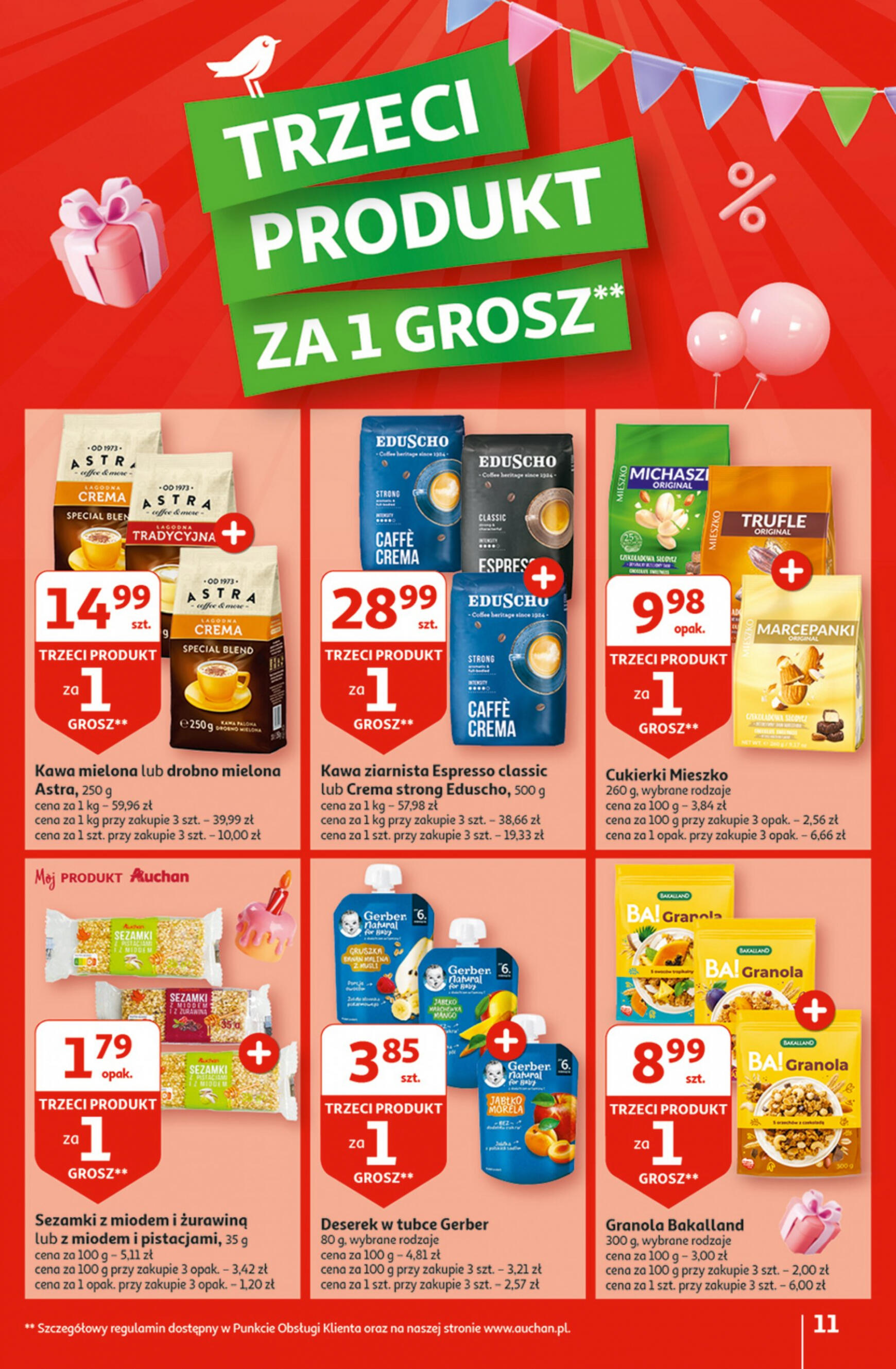 auchan - Hipermarket Auchan - Gazetka Jeszcze taniej na urodziny gazetka aktualna ważna od 02.05. - 08.05. - page: 11