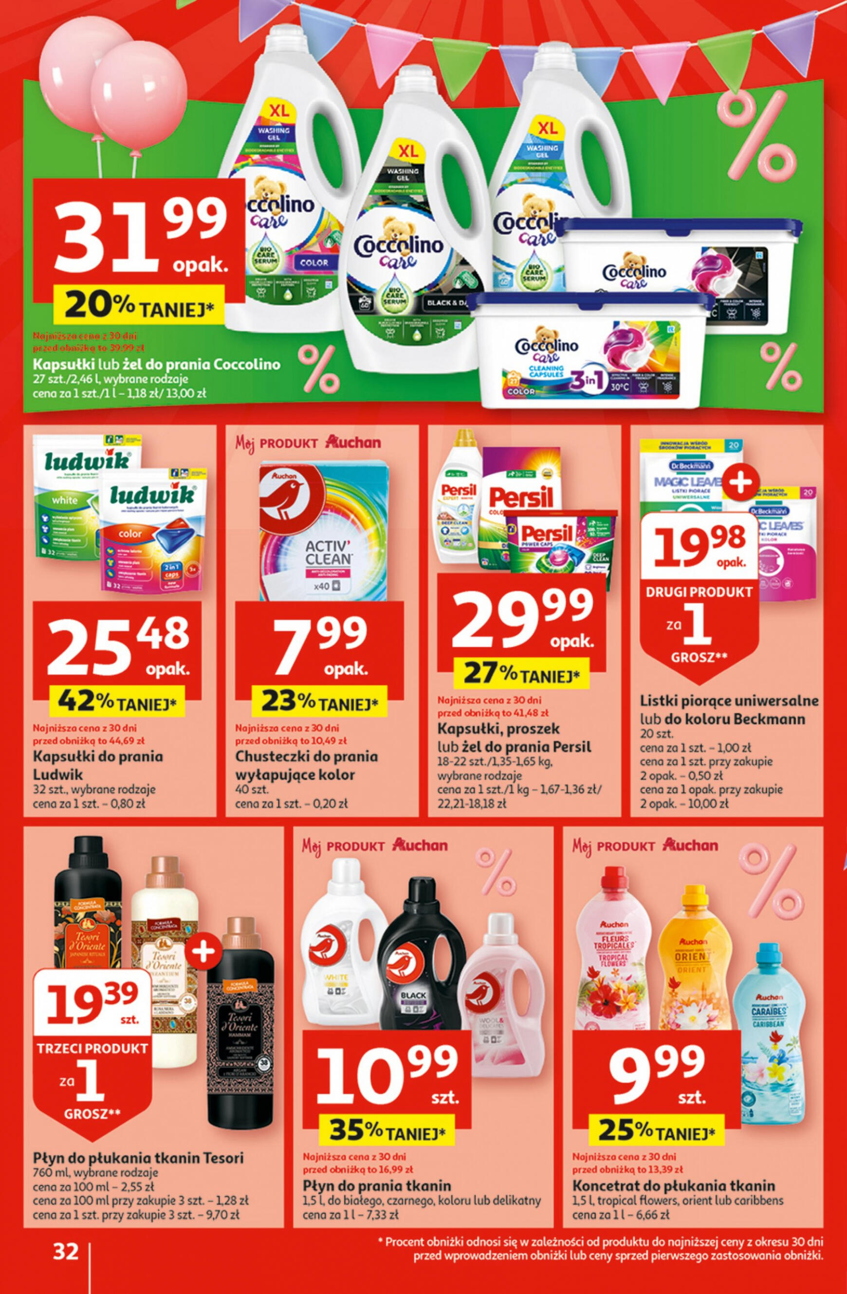 auchan - Hipermarket Auchan - Gazetka Jeszcze taniej na urodziny gazetka aktualna ważna od 02.05. - 08.05. - page: 32