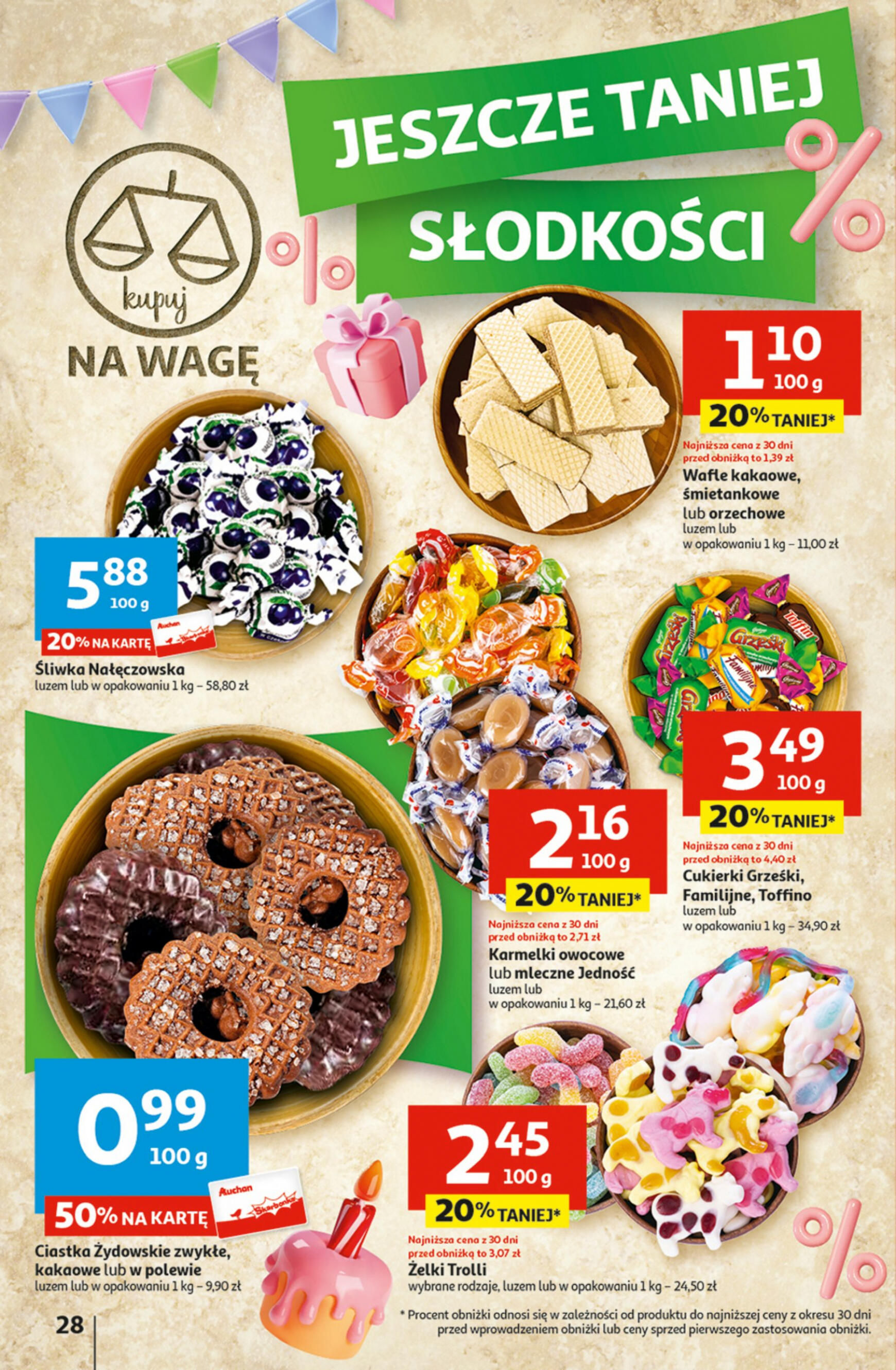 auchan - Hipermarket Auchan - Gazetka Jeszcze taniej na urodziny gazetka aktualna ważna od 02.05. - 08.05. - page: 28