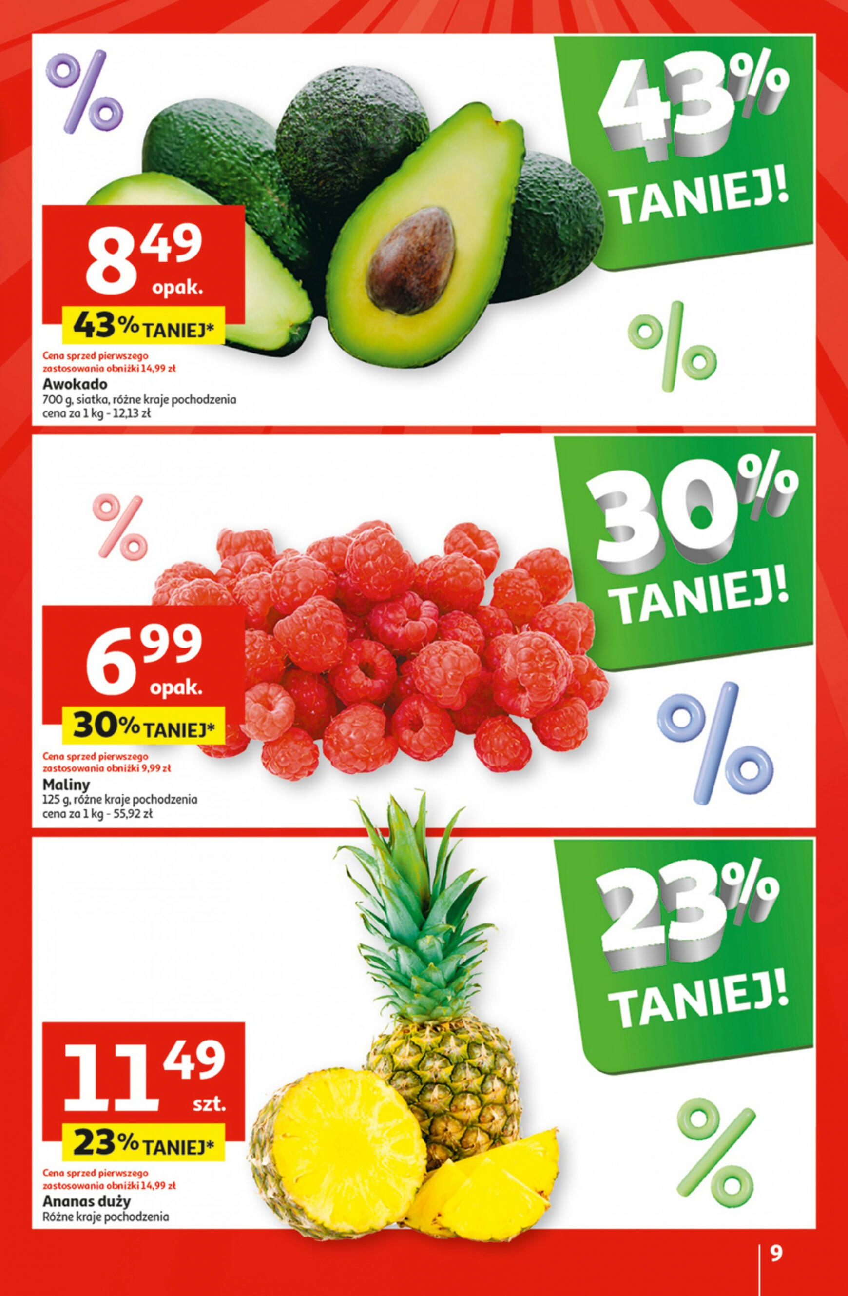 auchan - Hipermarket Auchan - Gazetka Jeszcze taniej na urodziny gazetka aktualna ważna od 02.05. - 08.05. - page: 9