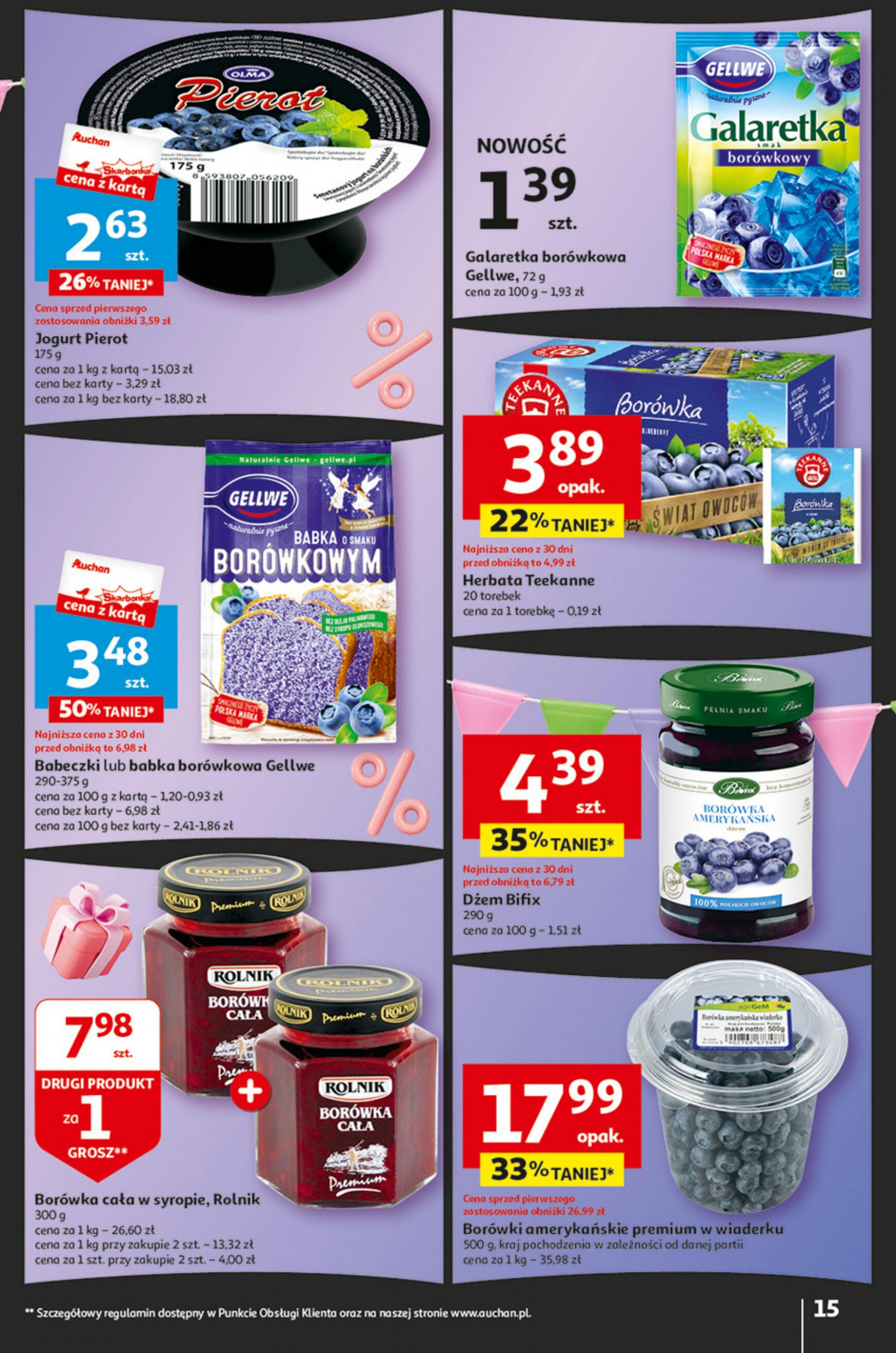 auchan - Hipermarket Auchan - Gazetka Jeszcze taniej na urodziny gazetka aktualna ważna od 09.05. - 15.05. - page: 15