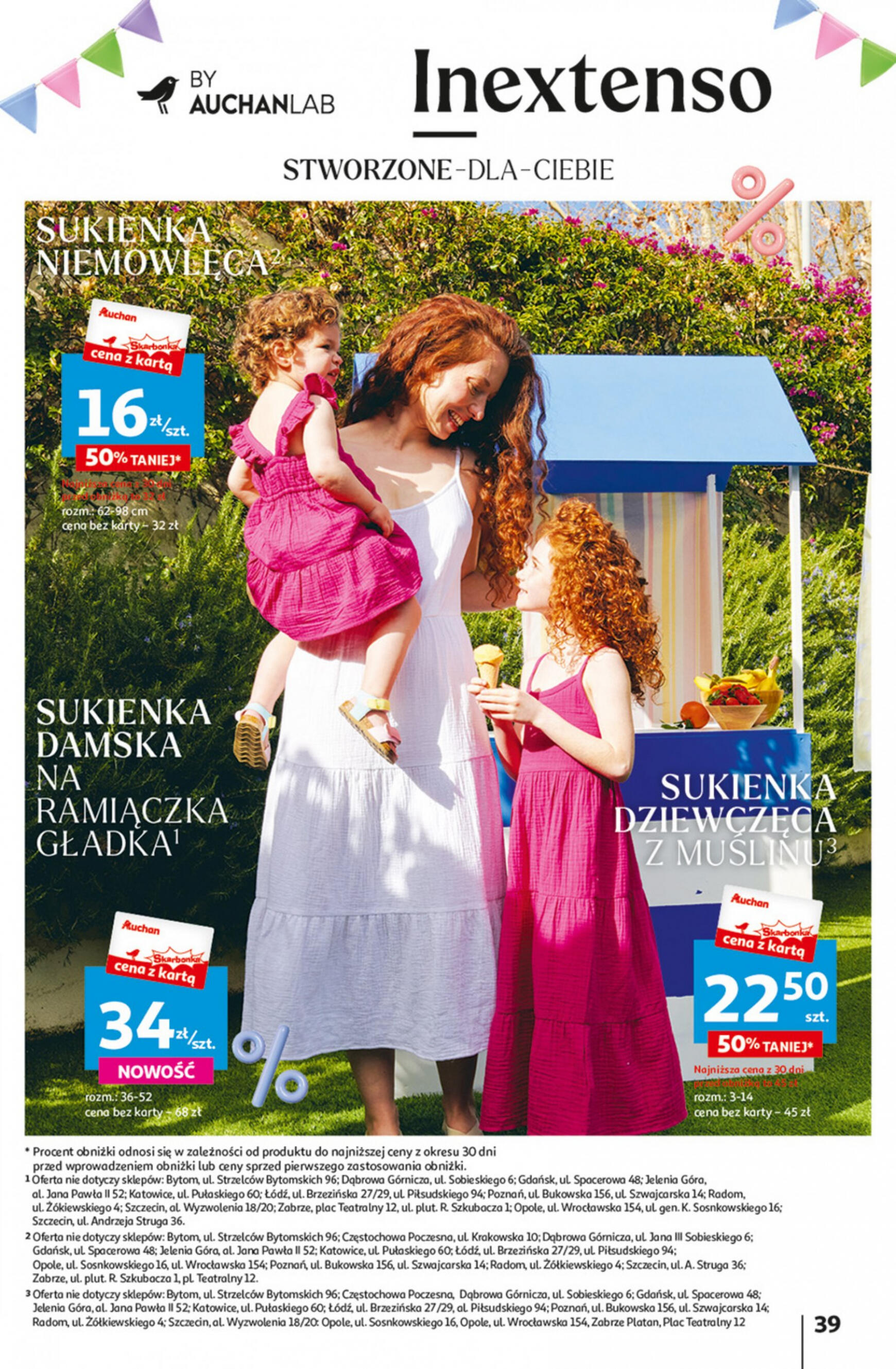 auchan - Hipermarket Auchan - Gazetka Jeszcze taniej na urodziny gazetka aktualna ważna od 09.05. - 15.05. - page: 39