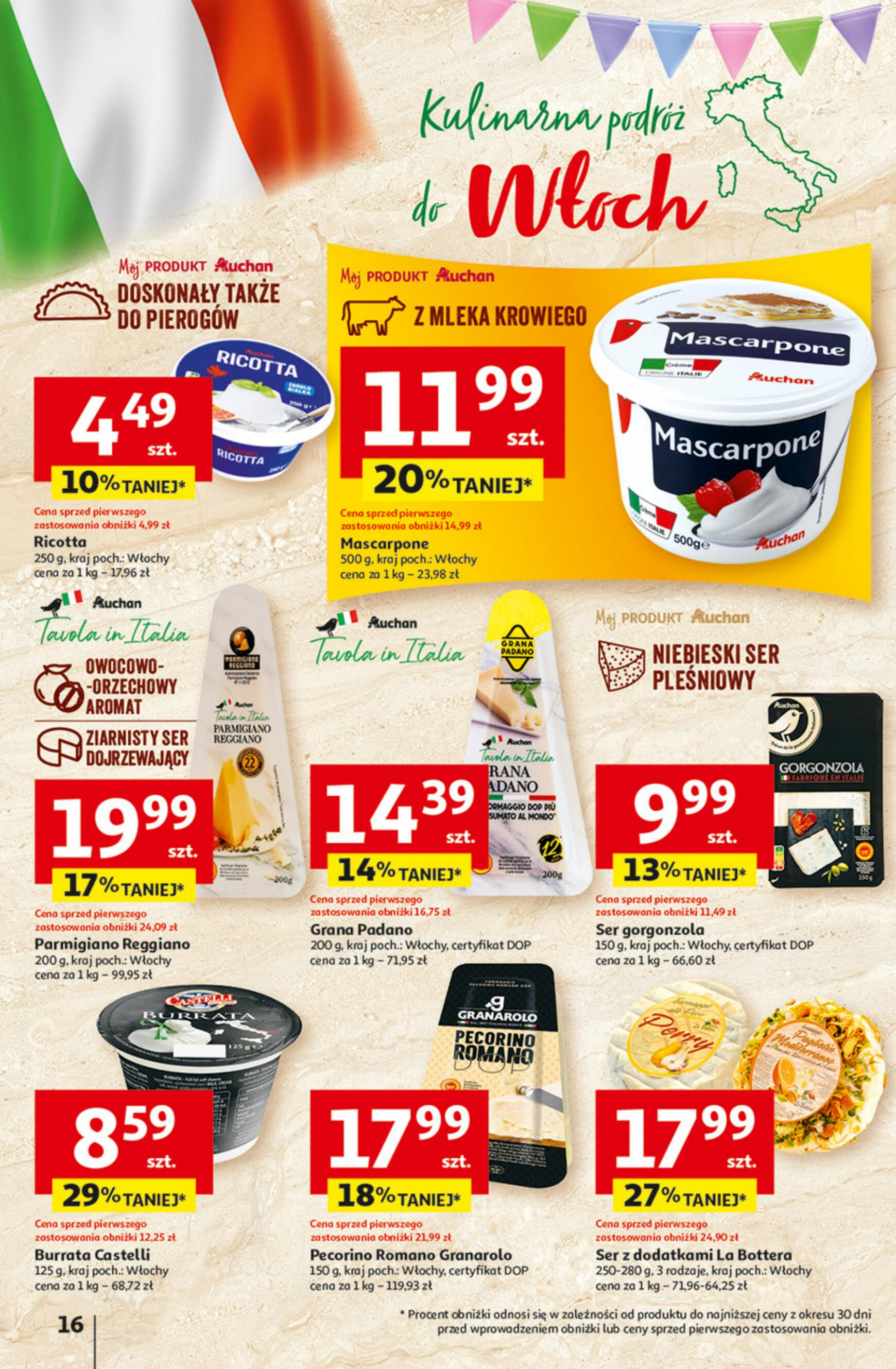 auchan - Hipermarket Auchan - Gazetka Jeszcze taniej na urodziny gazetka aktualna ważna od 09.05. - 15.05. - page: 16
