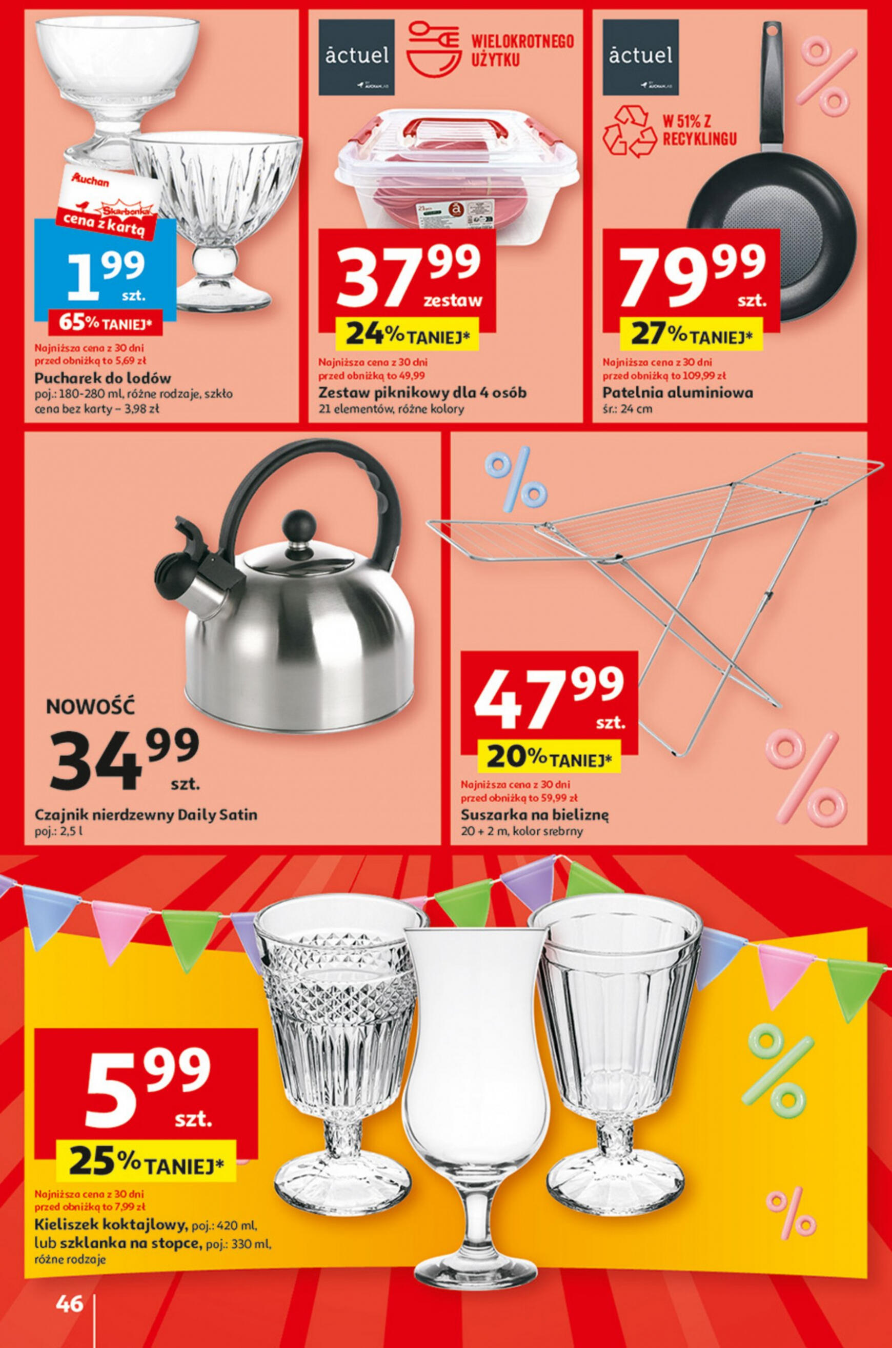 auchan - Hipermarket Auchan - Gazetka Jeszcze taniej na urodziny gazetka aktualna ważna od 09.05. - 15.05. - page: 46