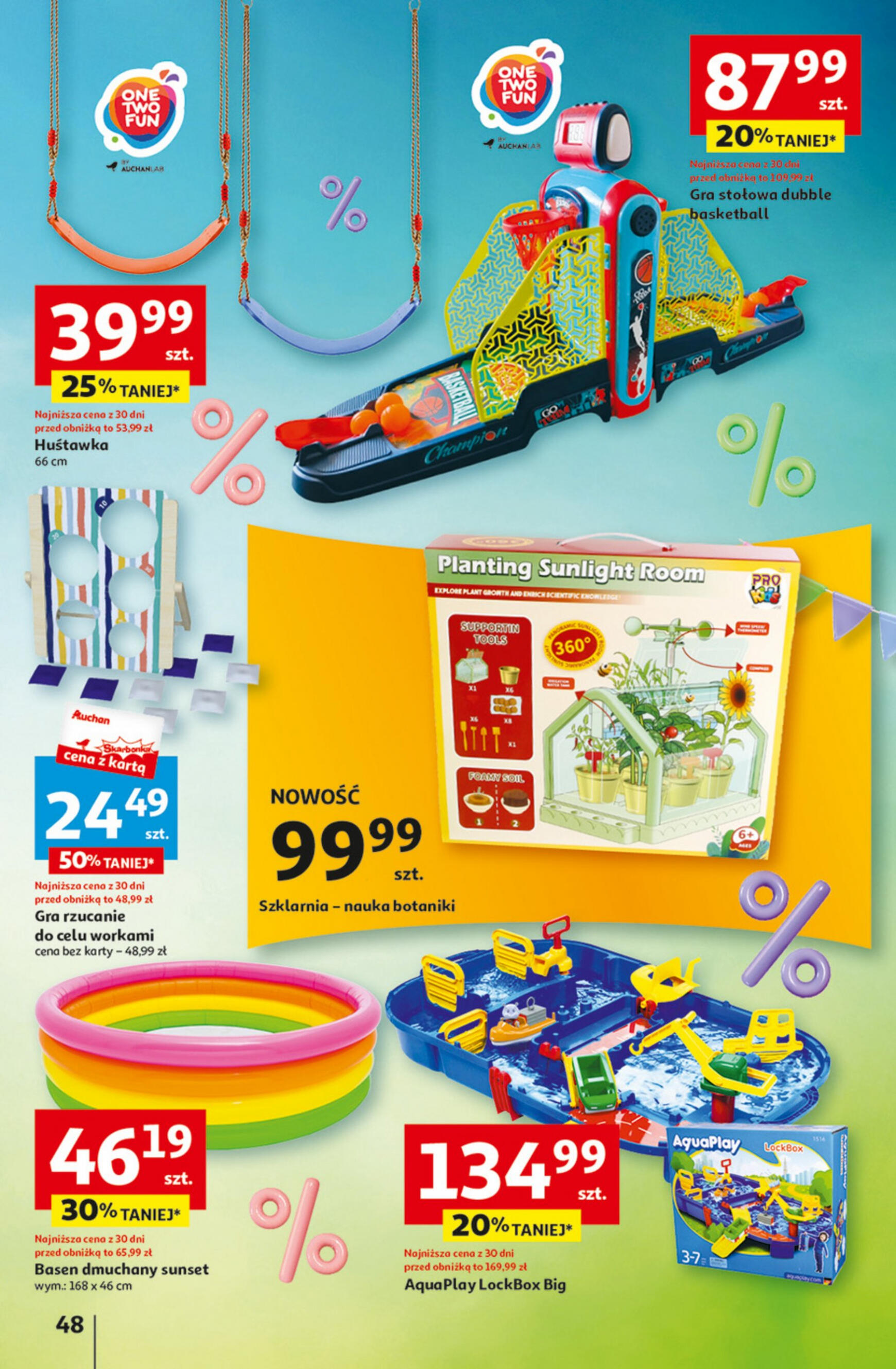 auchan - Hipermarket Auchan - Gazetka Jeszcze taniej na urodziny gazetka aktualna ważna od 09.05. - 15.05. - page: 48