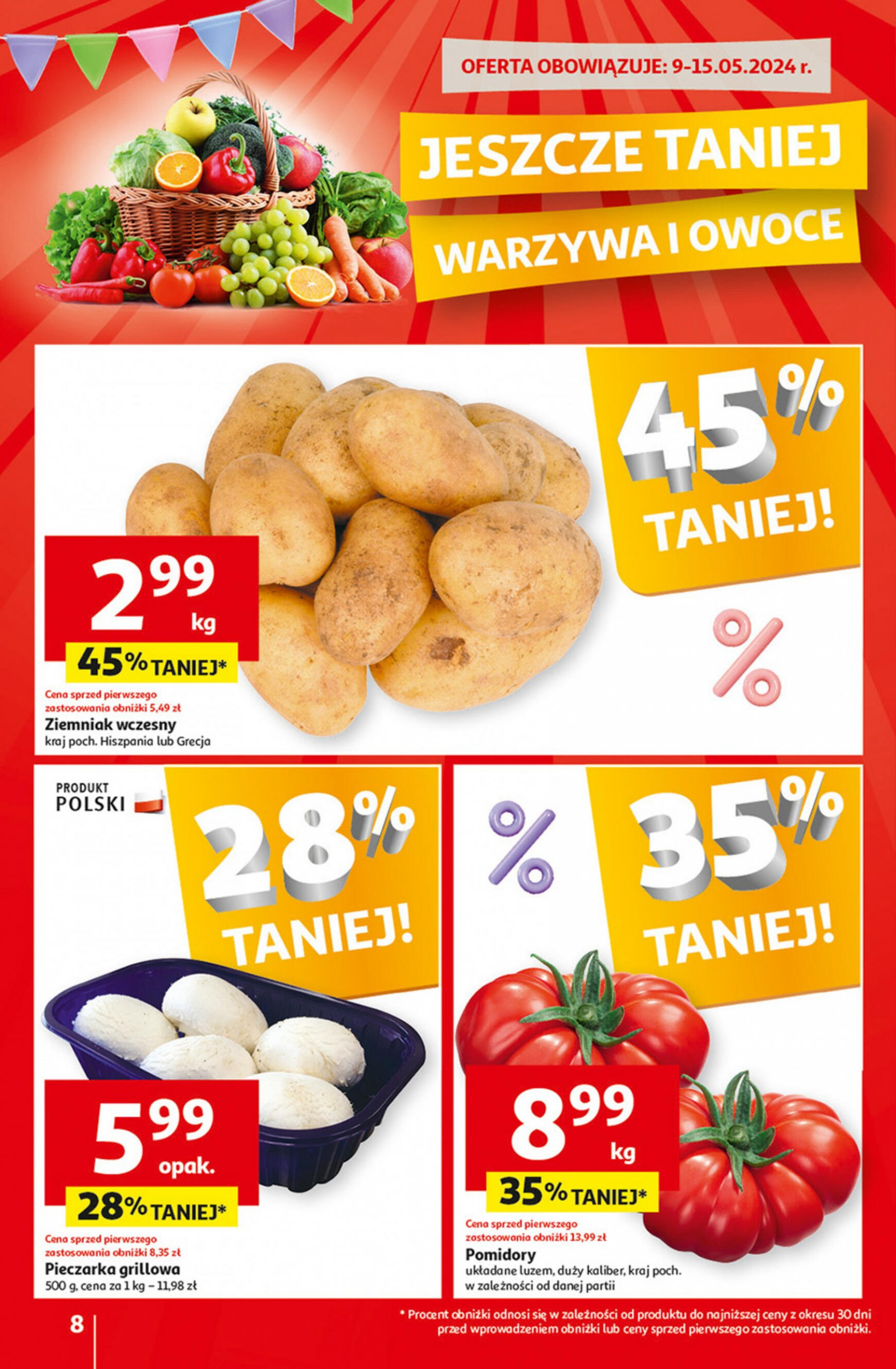 auchan - Hipermarket Auchan - Gazetka Jeszcze taniej na urodziny gazetka aktualna ważna od 09.05. - 15.05. - page: 8
