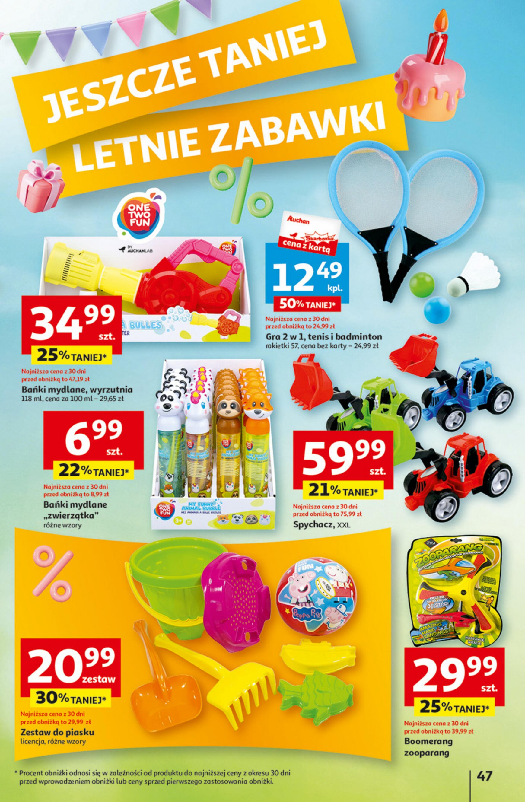 auchan - Hipermarket Auchan - Gazetka Jeszcze taniej na urodziny gazetka aktualna ważna od 09.05. - 15.05. - page: 47