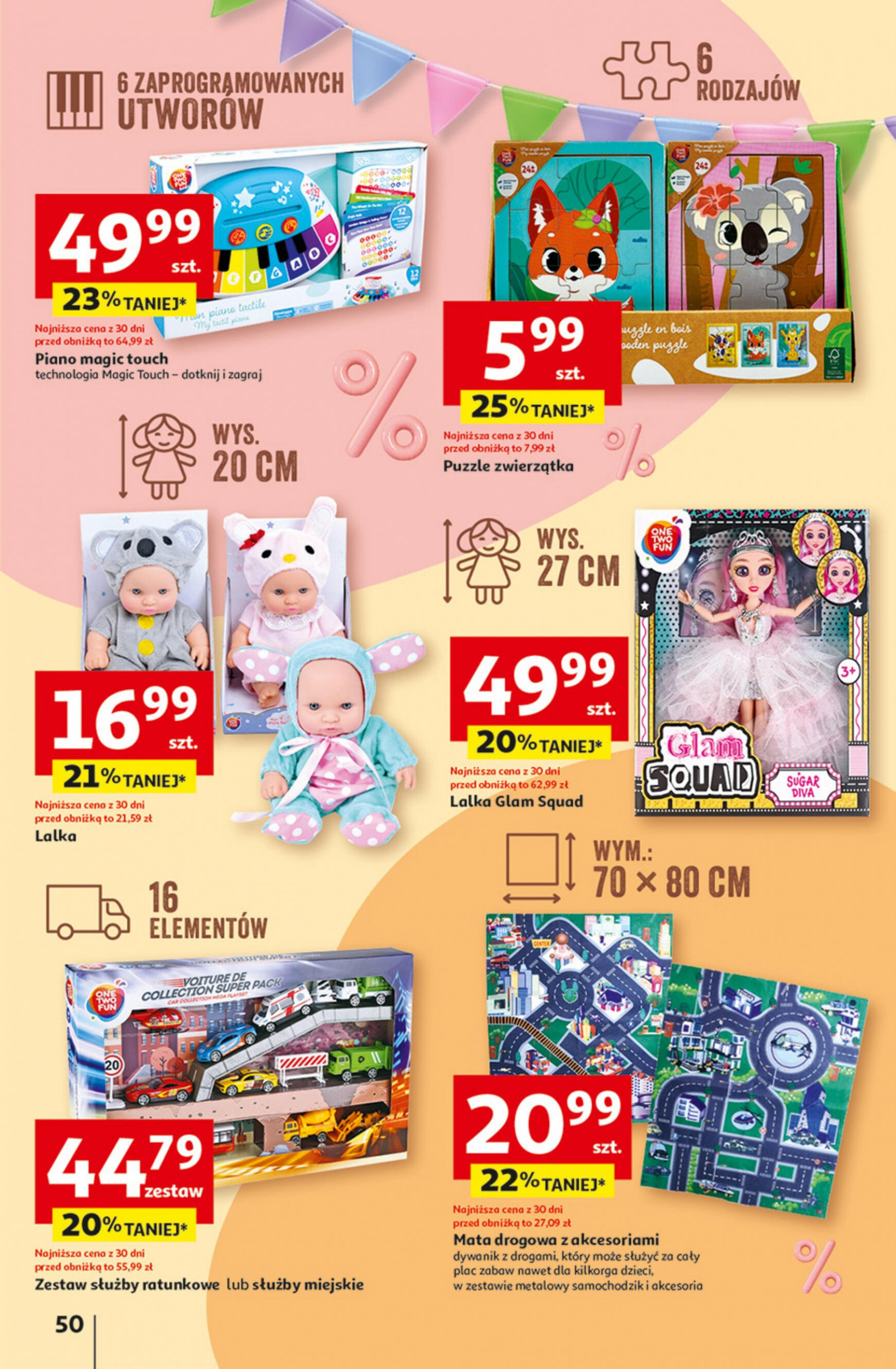 auchan - Hipermarket Auchan - Gazetka Jeszcze taniej na urodziny gazetka aktualna ważna od 09.05. - 15.05. - page: 50