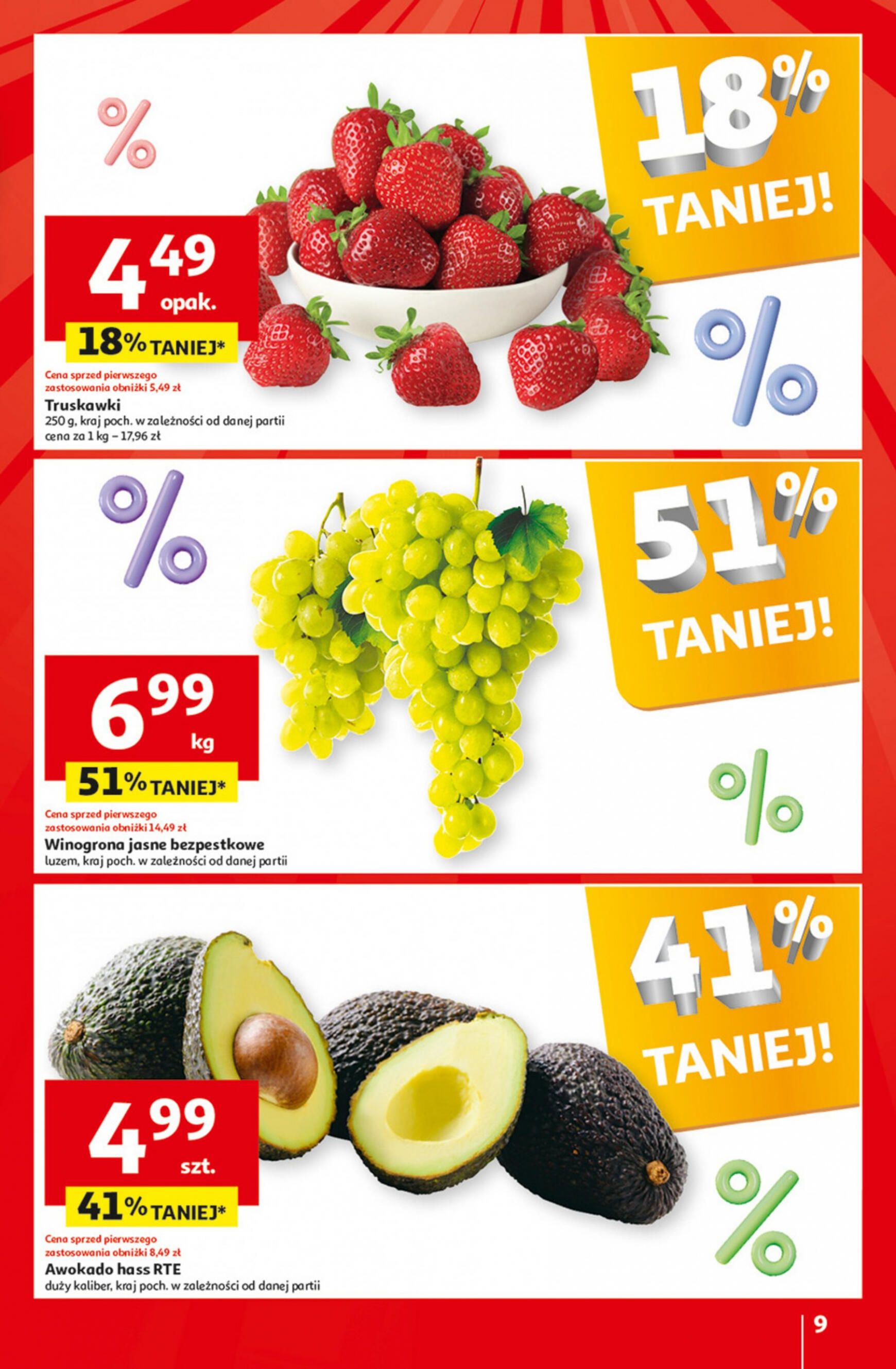auchan - Hipermarket Auchan - Gazetka Jeszcze taniej na urodziny gazetka aktualna ważna od 09.05. - 15.05. - page: 9