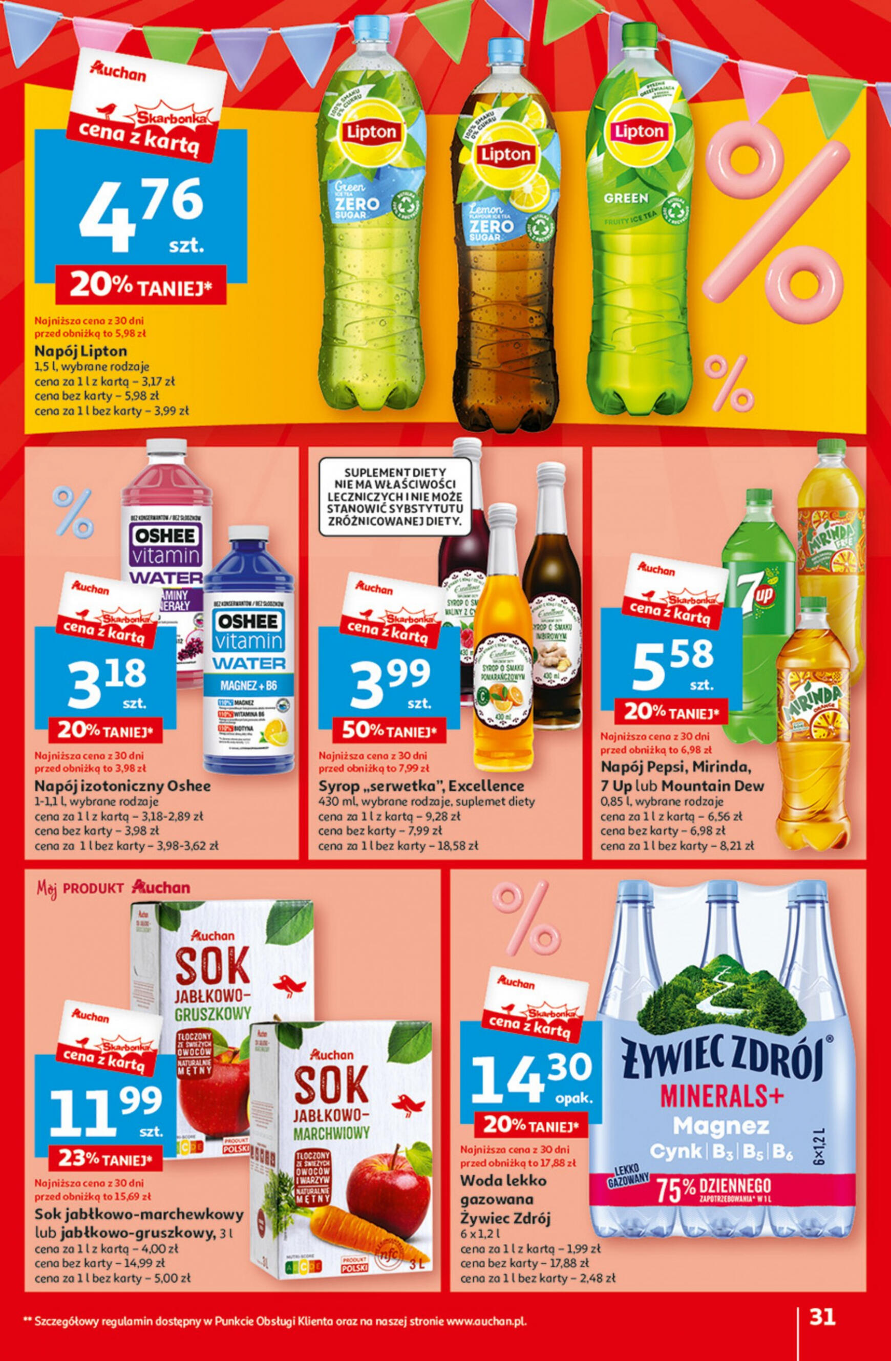 auchan - Hipermarket Auchan - Gazetka Jeszcze taniej na urodziny gazetka aktualna ważna od 09.05. - 15.05. - page: 31