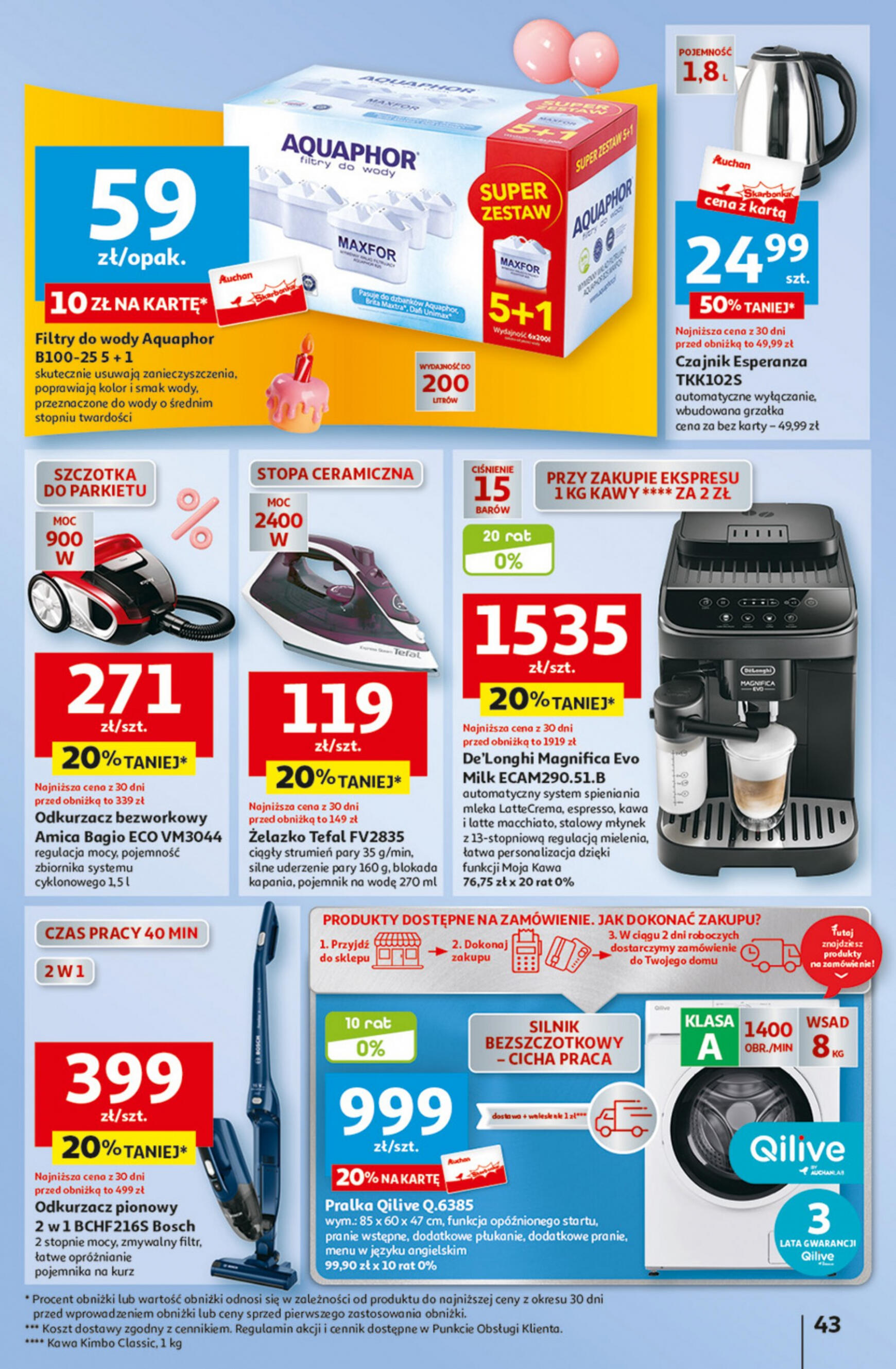 auchan - Hipermarket Auchan - Gazetka Jeszcze taniej na urodziny gazetka aktualna ważna od 09.05. - 15.05. - page: 43