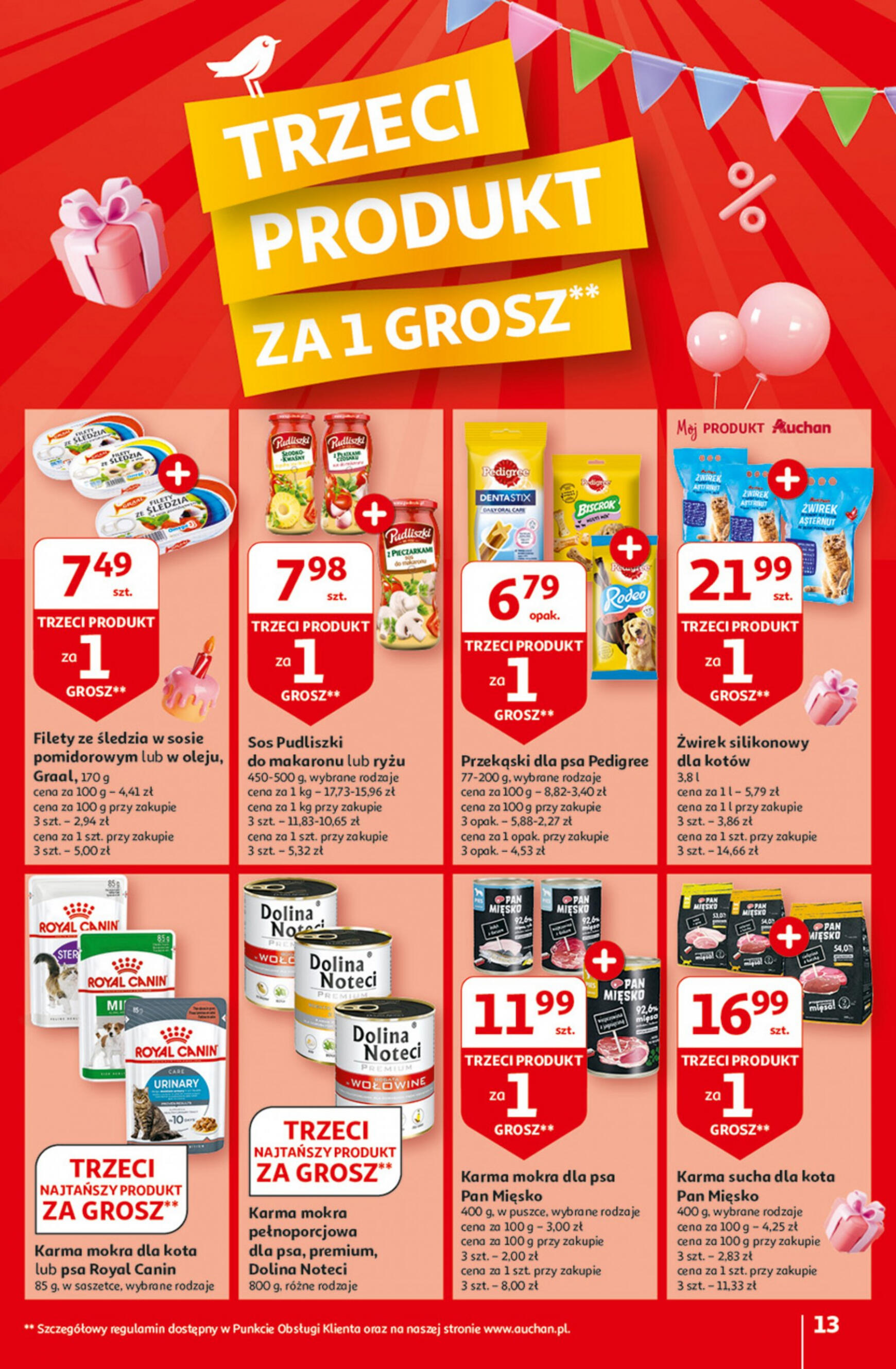auchan - Hipermarket Auchan - Gazetka Jeszcze taniej na urodziny gazetka aktualna ważna od 09.05. - 15.05. - page: 13
