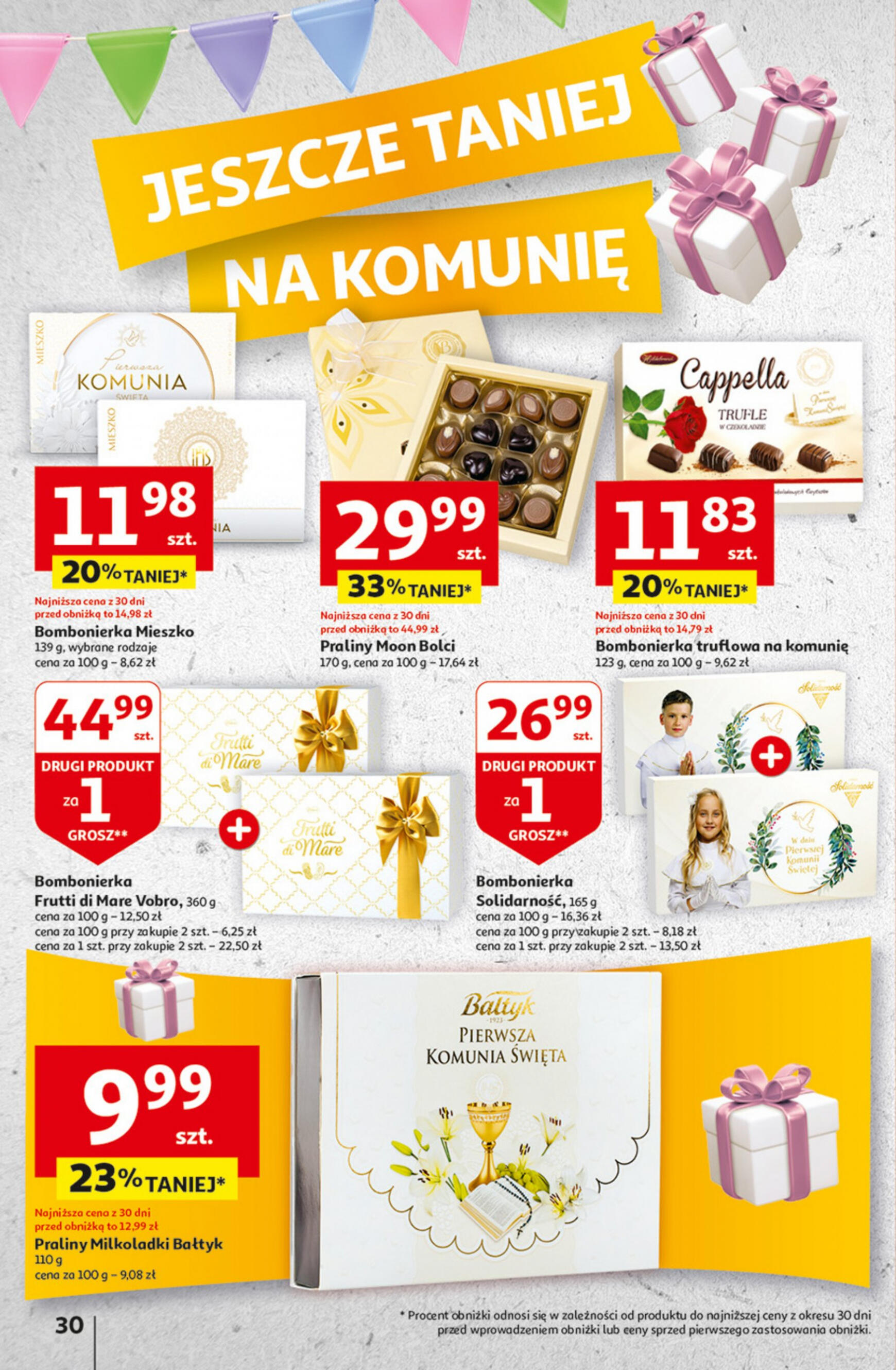 auchan - Hipermarket Auchan - Gazetka Jeszcze taniej na urodziny gazetka aktualna ważna od 09.05. - 15.05. - page: 30