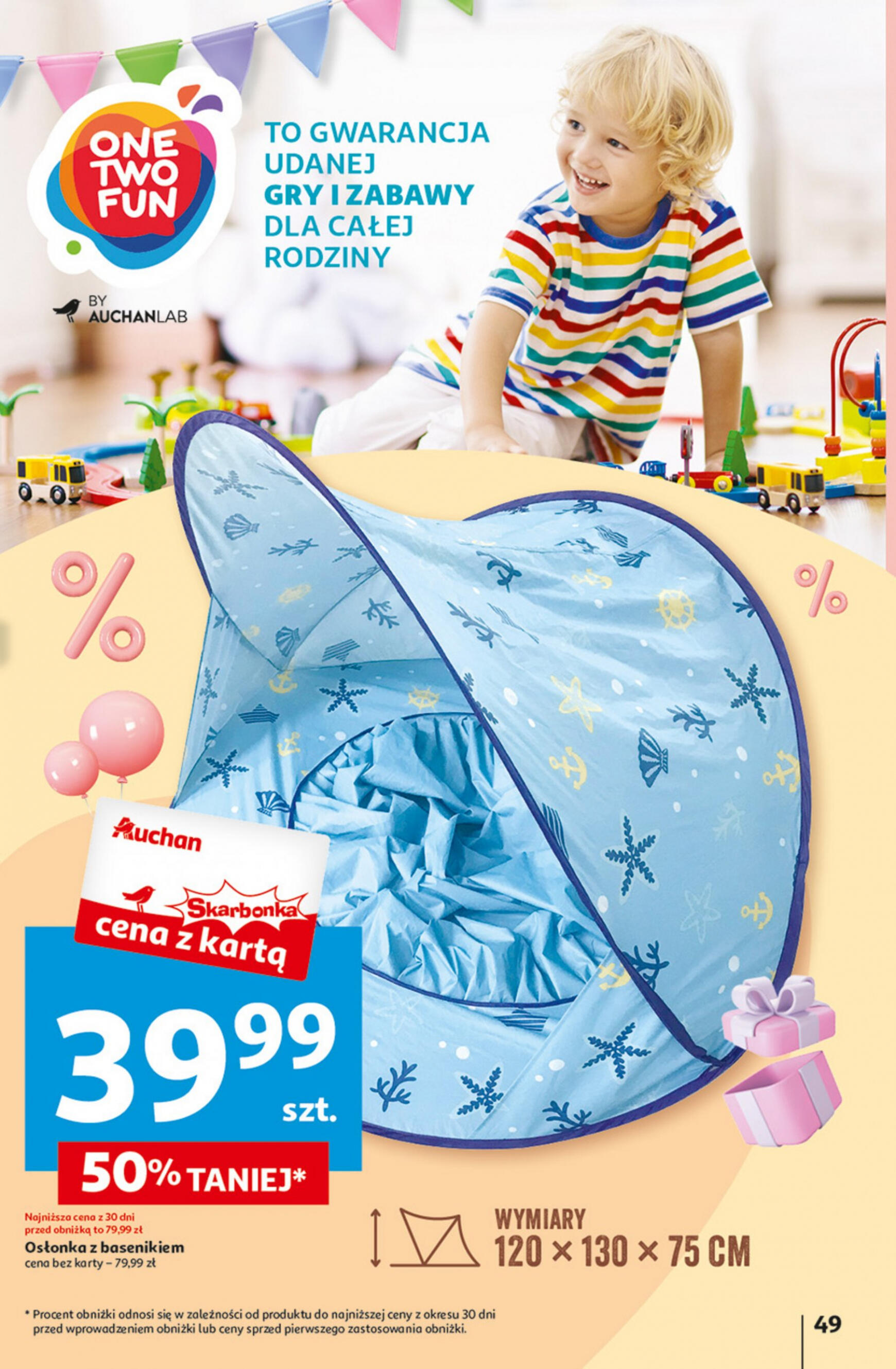 auchan - Hipermarket Auchan - Gazetka Jeszcze taniej na urodziny gazetka aktualna ważna od 09.05. - 15.05. - page: 49