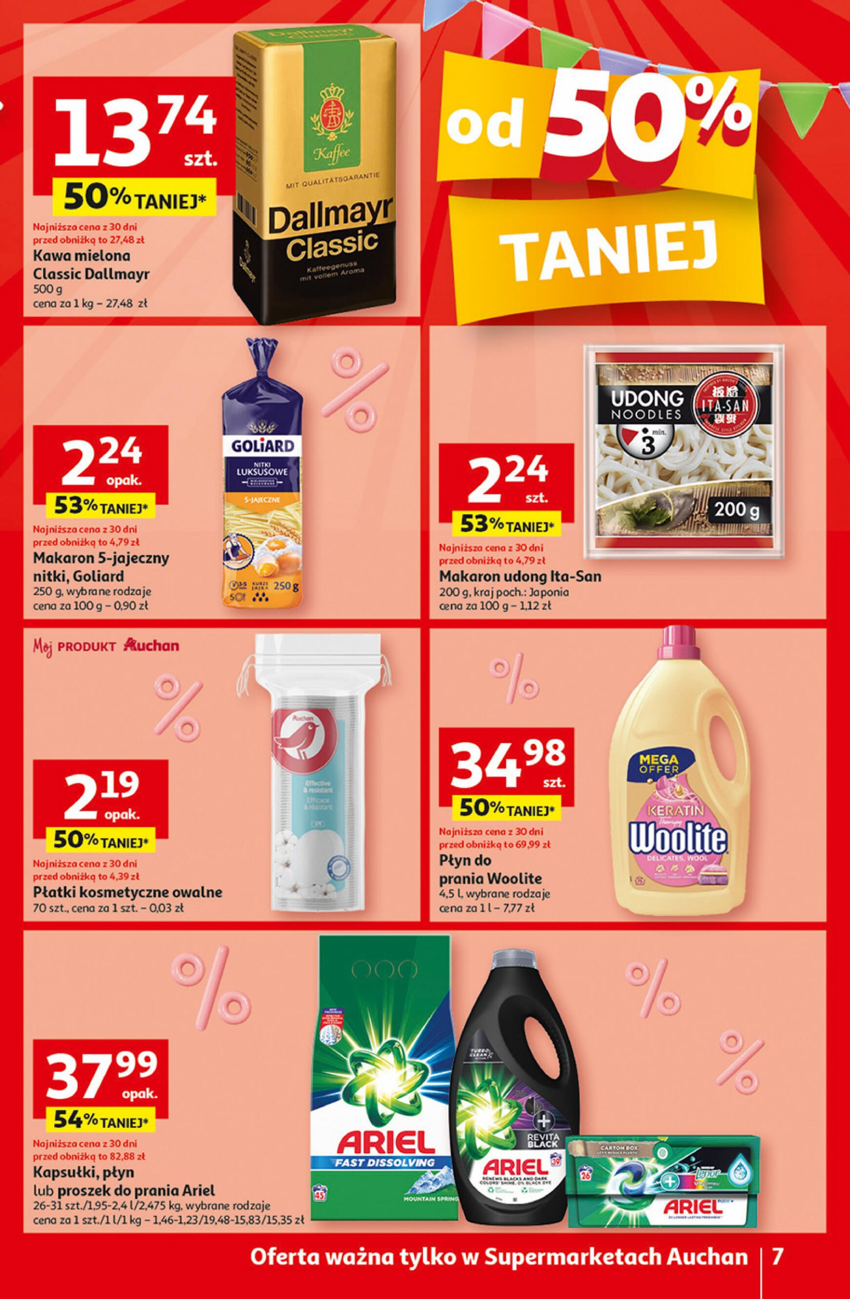auchan - Supermarket Auchan - Gazetka Jeszcze taniej na urodziny gazetka aktualna ważna od 09.05. - 15.05. - page: 7