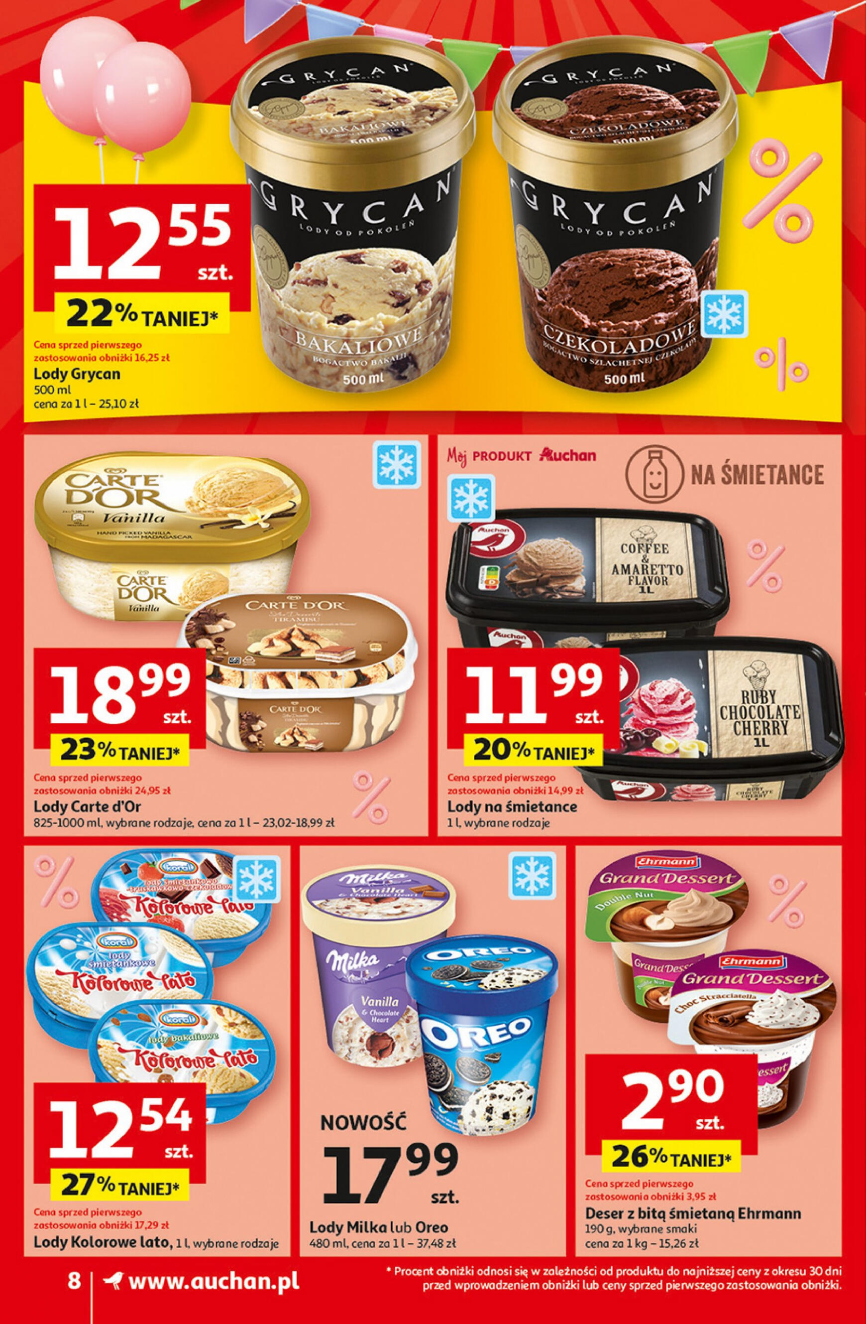 auchan - Supermarket Auchan - Gazetka Jeszcze taniej na urodziny gazetka aktualna ważna od 09.05. - 15.05. - page: 8