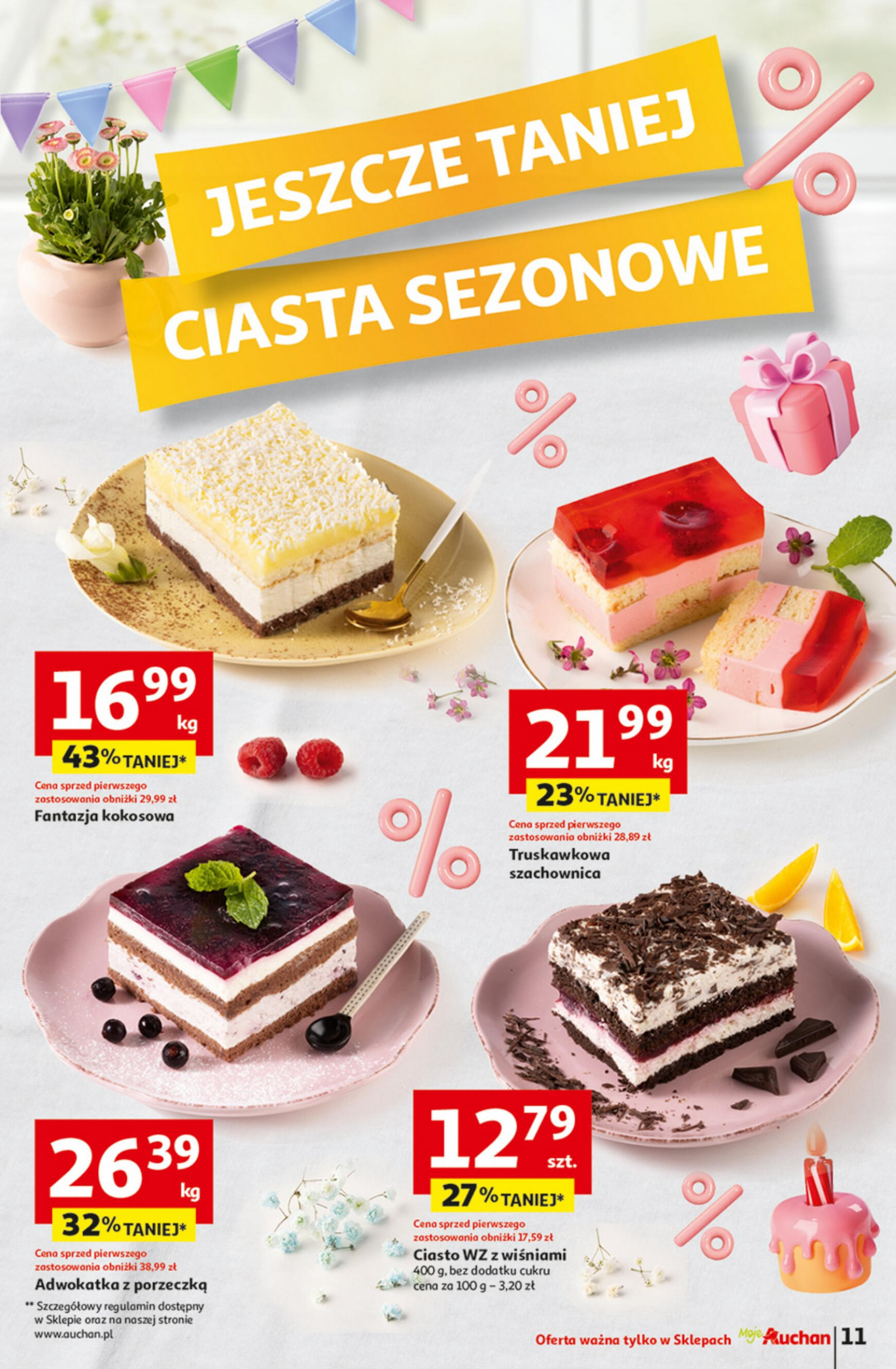 auchan - Moje Auchan - Gazetka Jeszcze taniej na urodziny gazetka aktualna ważna od 09.05. - 15.05. - page: 11