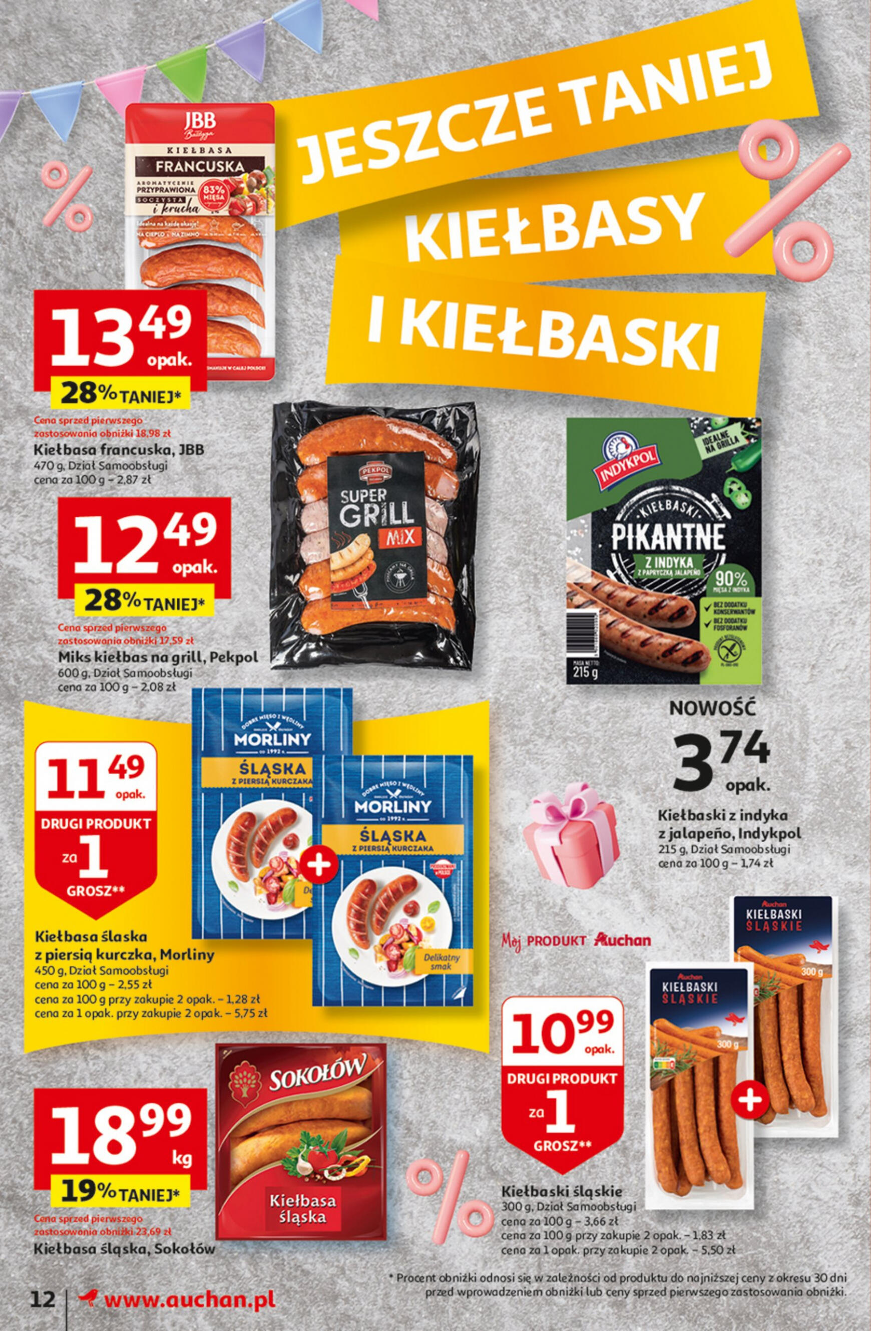 auchan - Moje Auchan - Gazetka Jeszcze taniej na urodziny gazetka aktualna ważna od 09.05. - 15.05. - page: 12