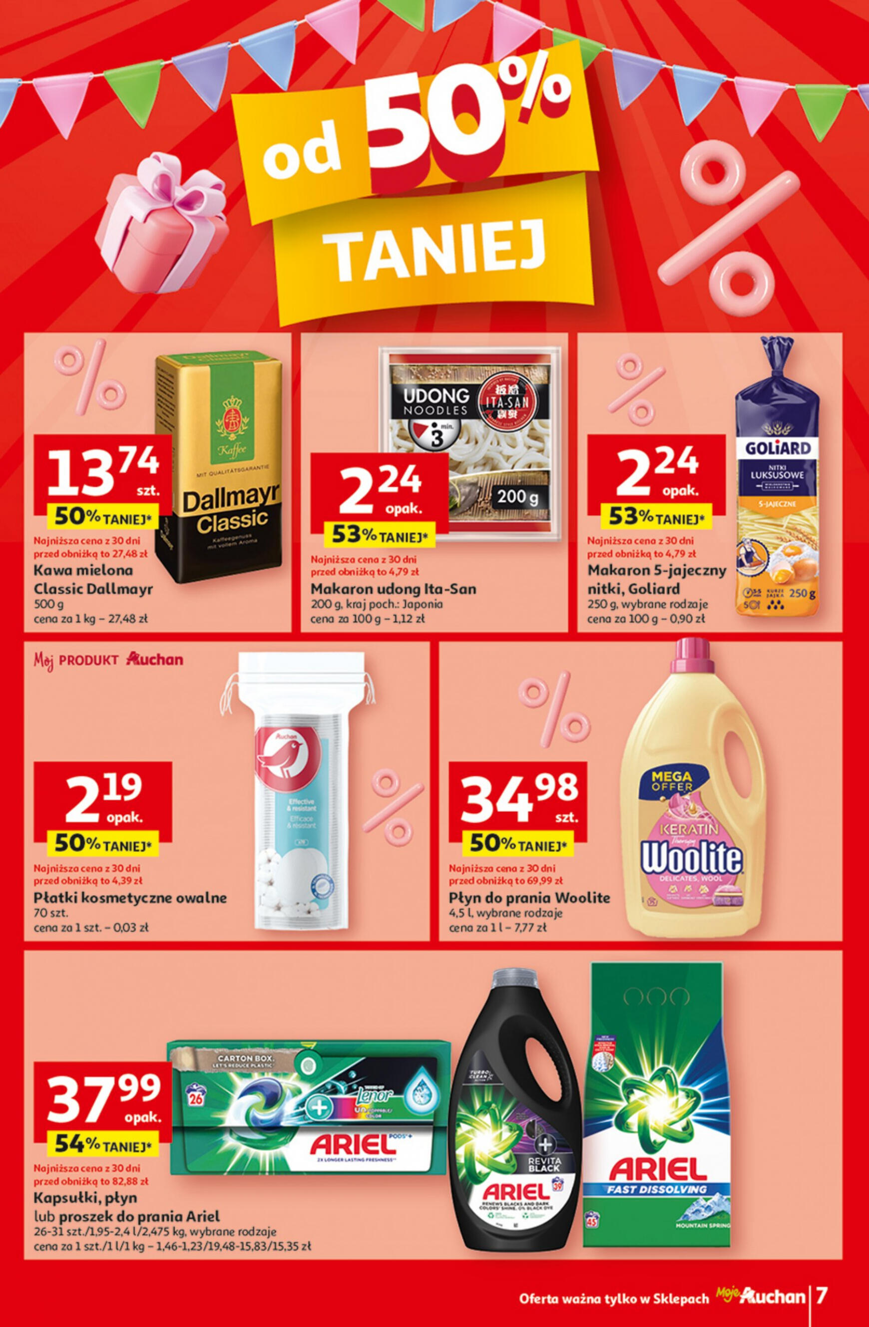 auchan - Moje Auchan - Gazetka Jeszcze taniej na urodziny gazetka aktualna ważna od 09.05. - 15.05. - page: 7