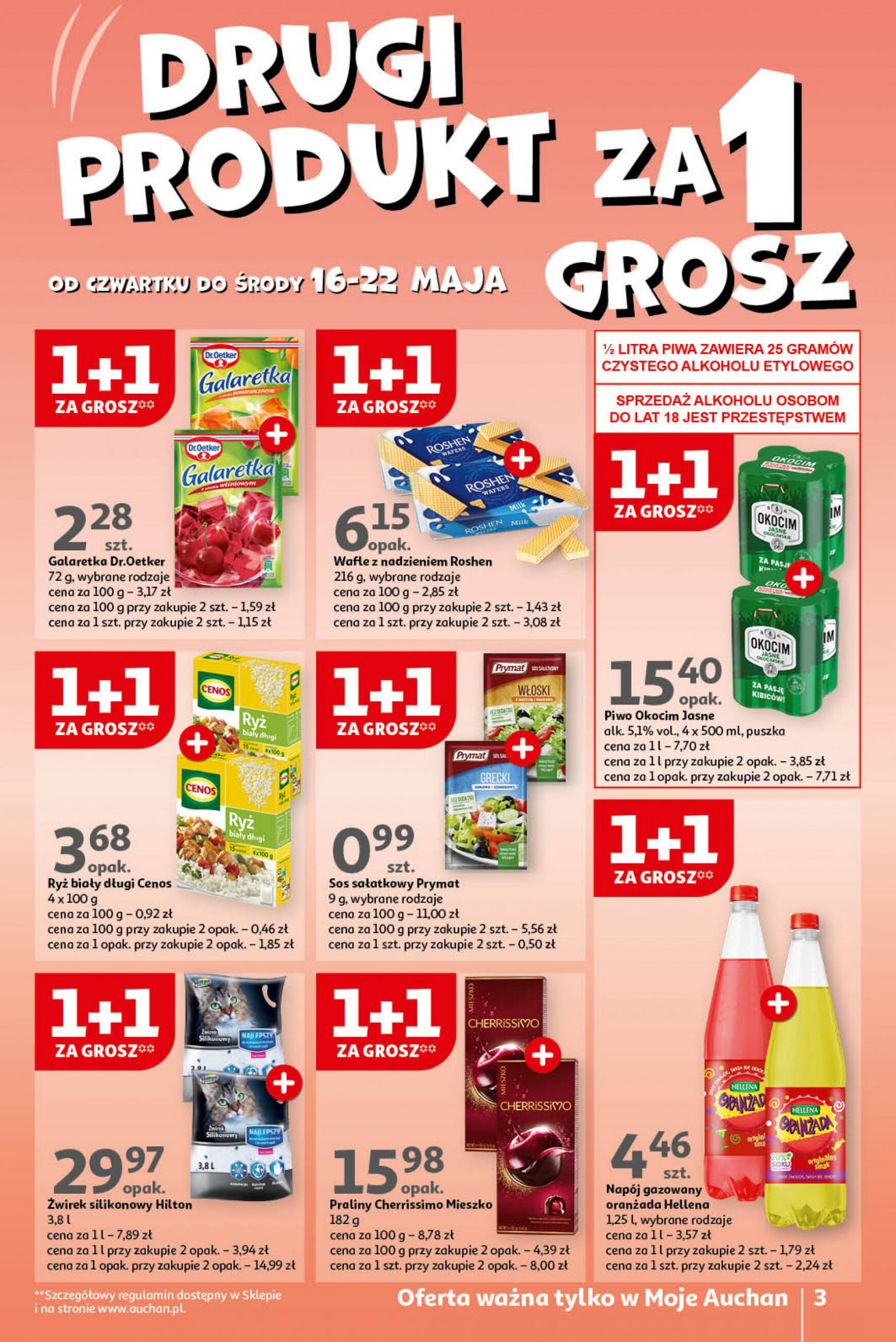 auchan - Moje Auchan gazetka aktualna ważna od 16.05. - 22.05. - page: 3