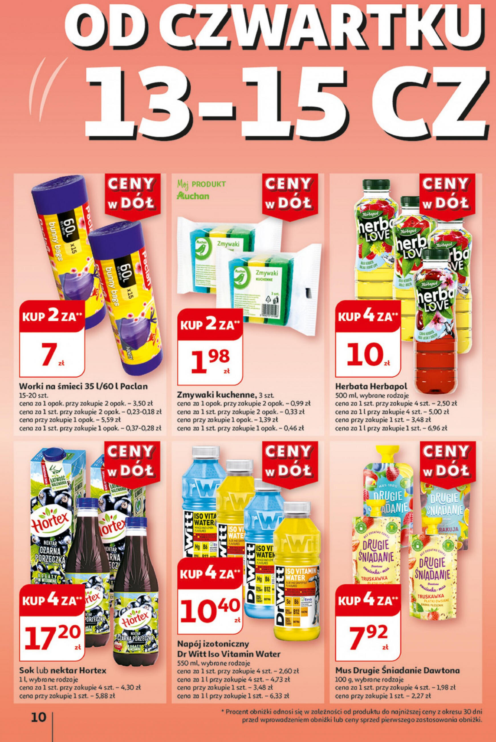 auchan - Hipermarket Auchan gazetka aktualna ważna od 13.06. - 19.06. - page: 10