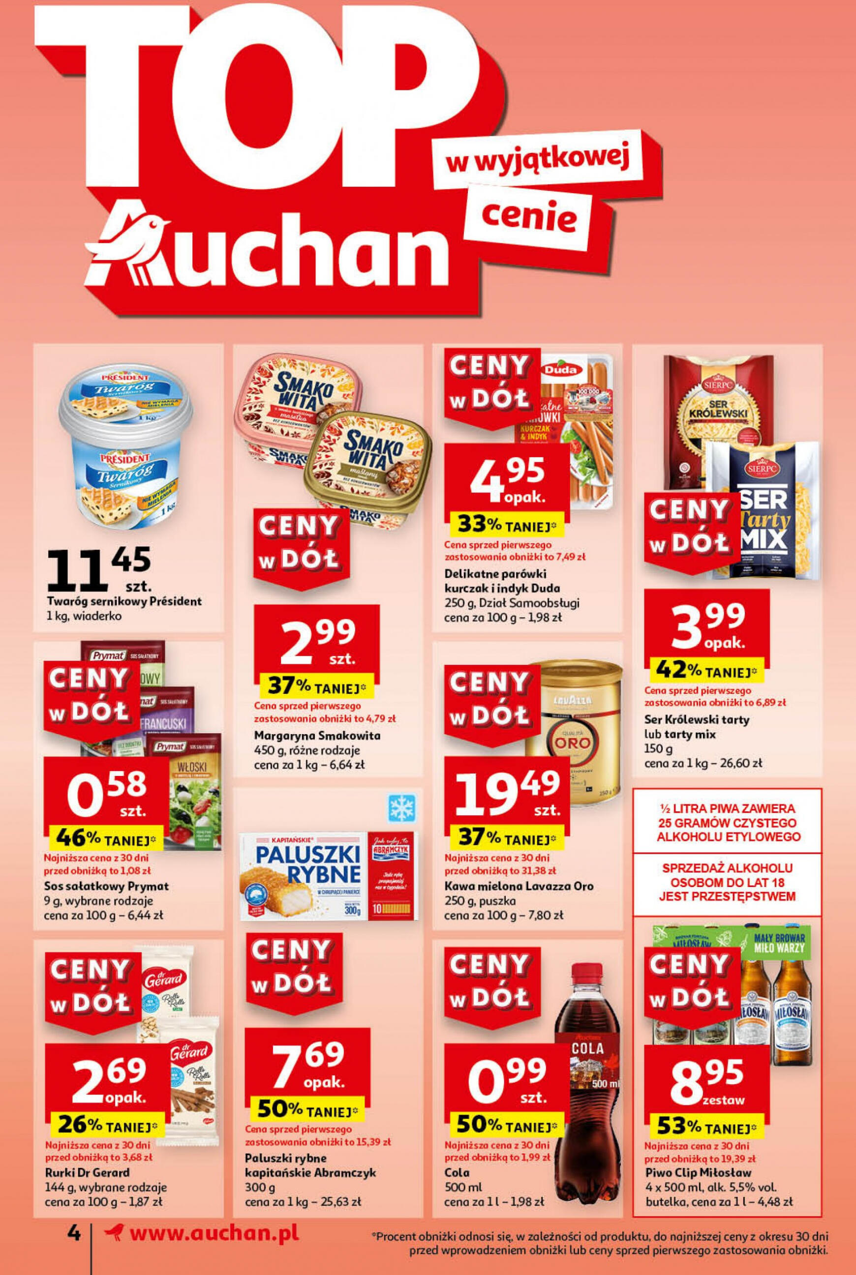 auchan - Supermarket Auchan gazetka aktualna ważna od 25.07. - 31.07. - page: 4