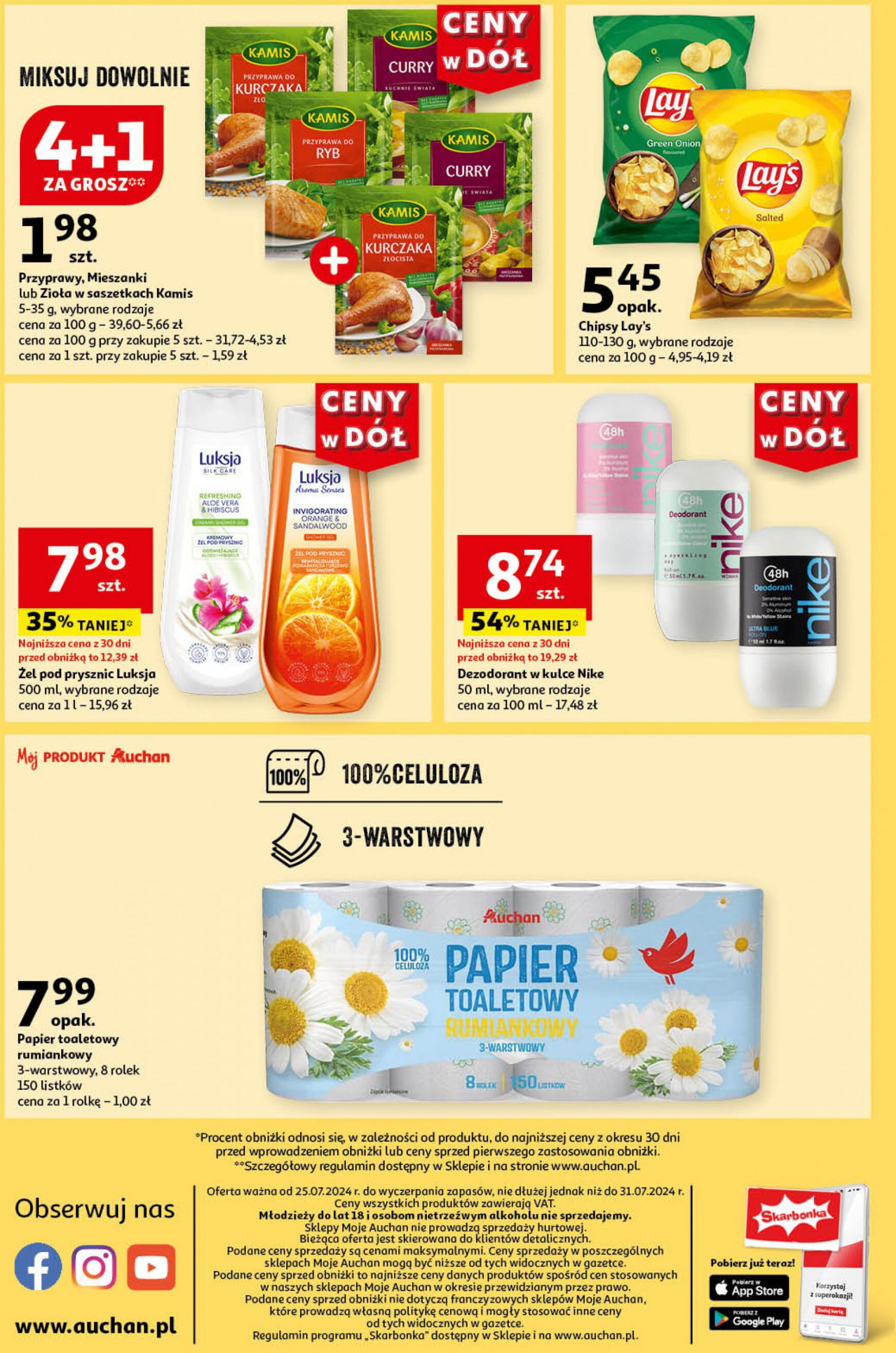 auchan - Moje Auchan gazetka aktualna ważna od 25.07. - 31.07. - page: 8