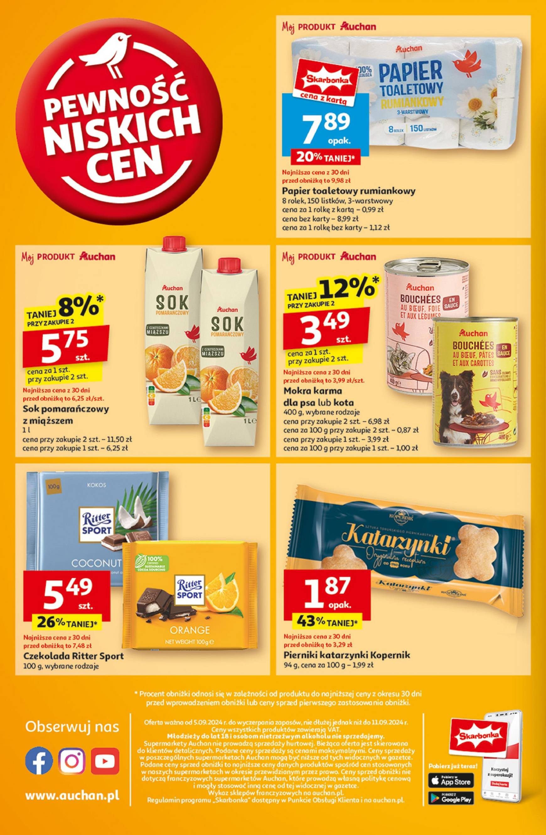 auchan - Aktualna Moje Auchan gazetka ważna od 05.09. - 11.09. - page: 10