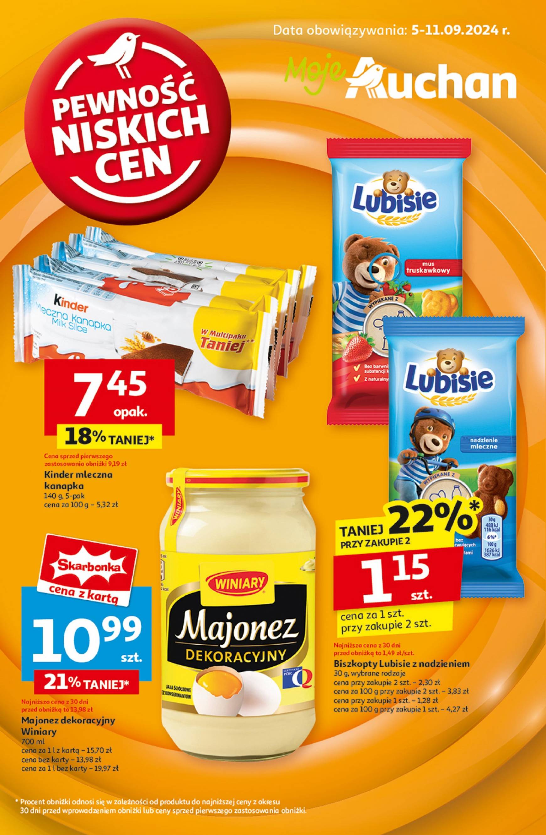 auchan - Aktualna Moje Auchan gazetka ważna od 05.09. - 11.09.