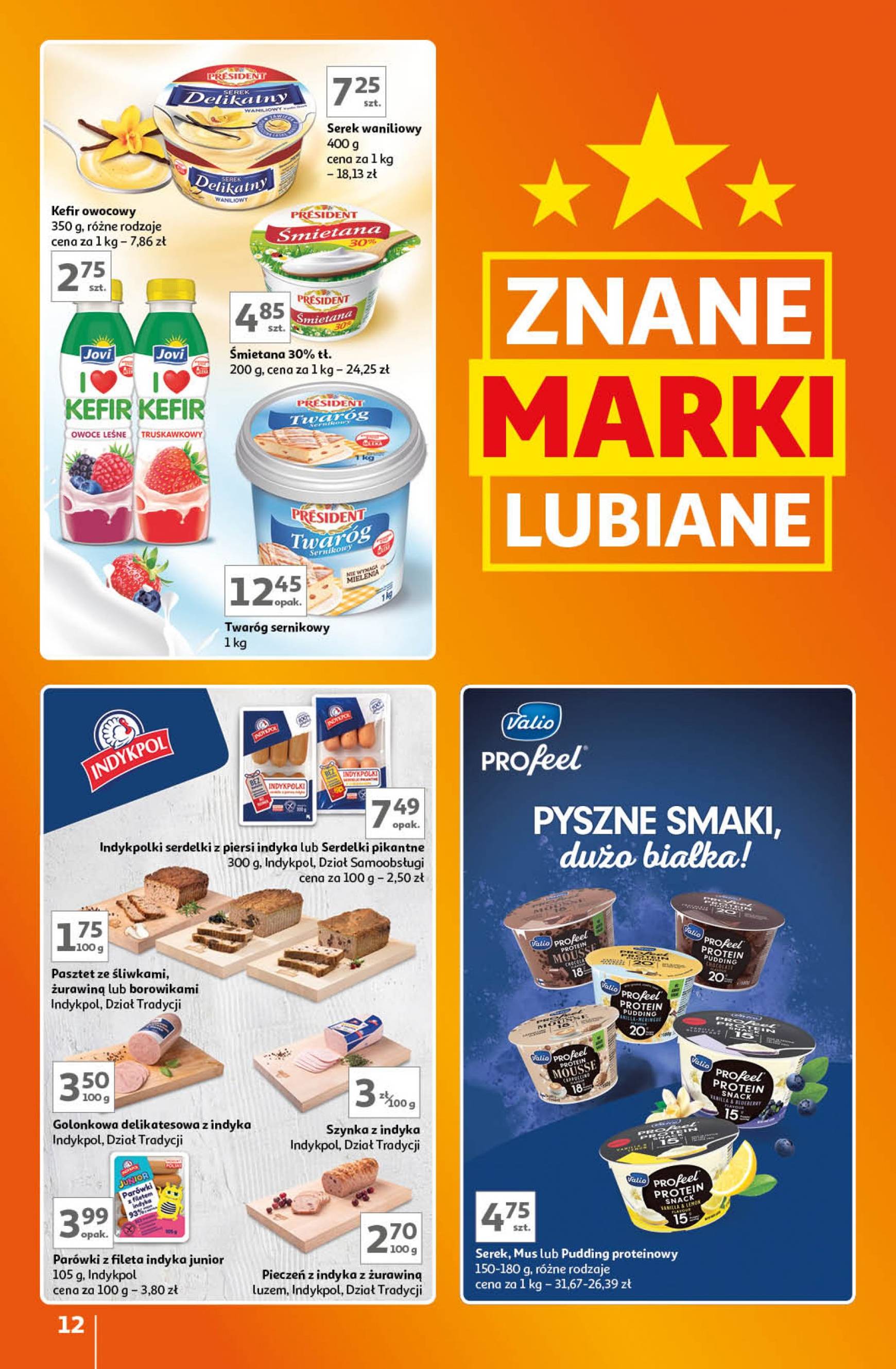 auchan - Aktualna Auchan - Znane Marki Lubiane gazetka ważna od 05.09. - 11.09. - page: 12