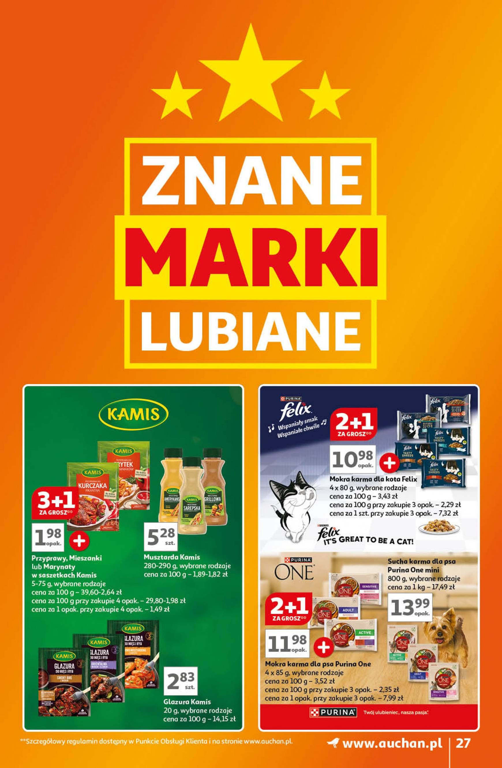 auchan - Aktualna Auchan - Znane Marki Lubiane gazetka ważna od 05.09. - 11.09. - page: 27