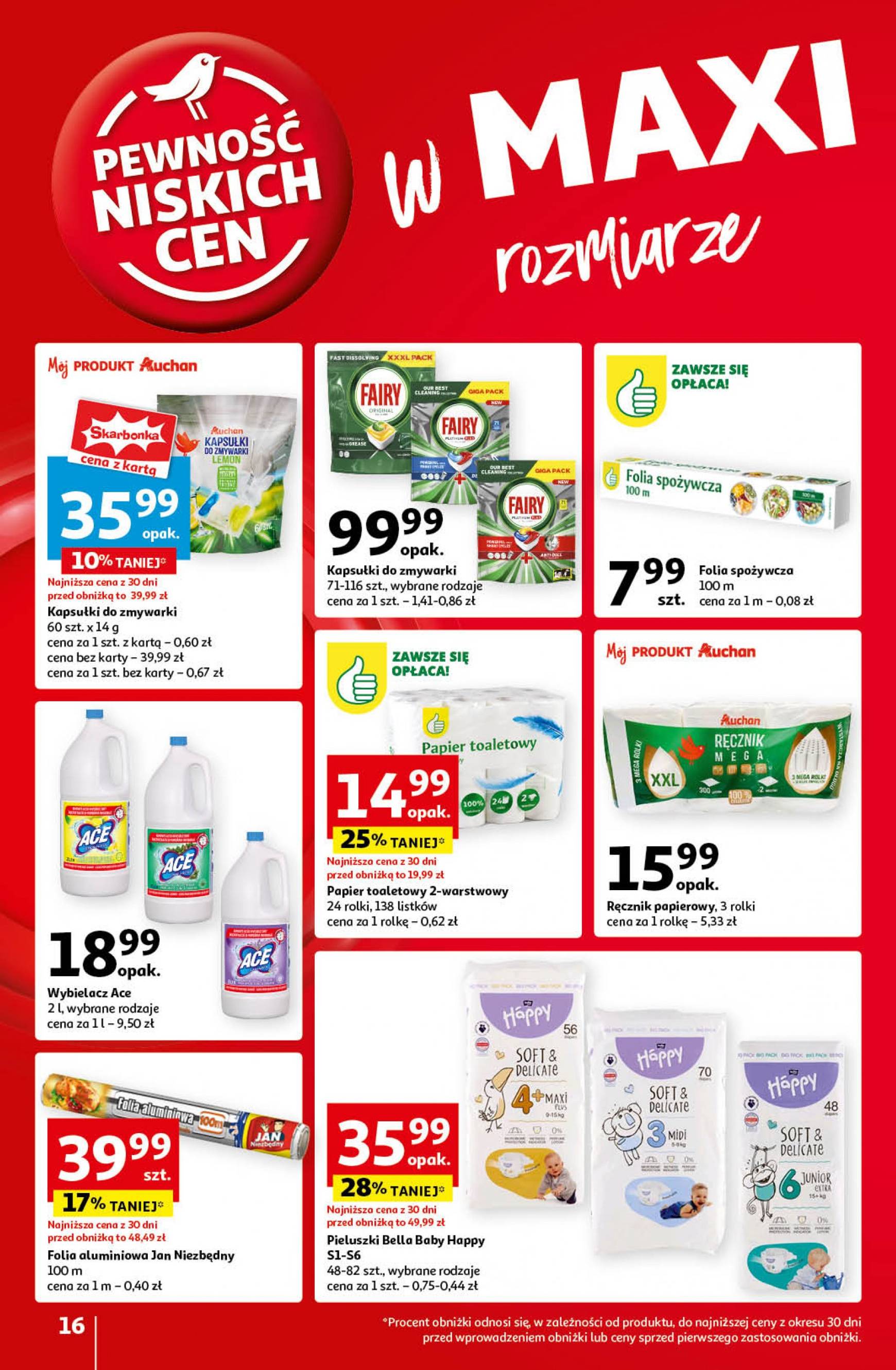 auchan - Aktualna Hipermarket Auchan gazetka ważna od 12.09. - 18.09. - page: 16