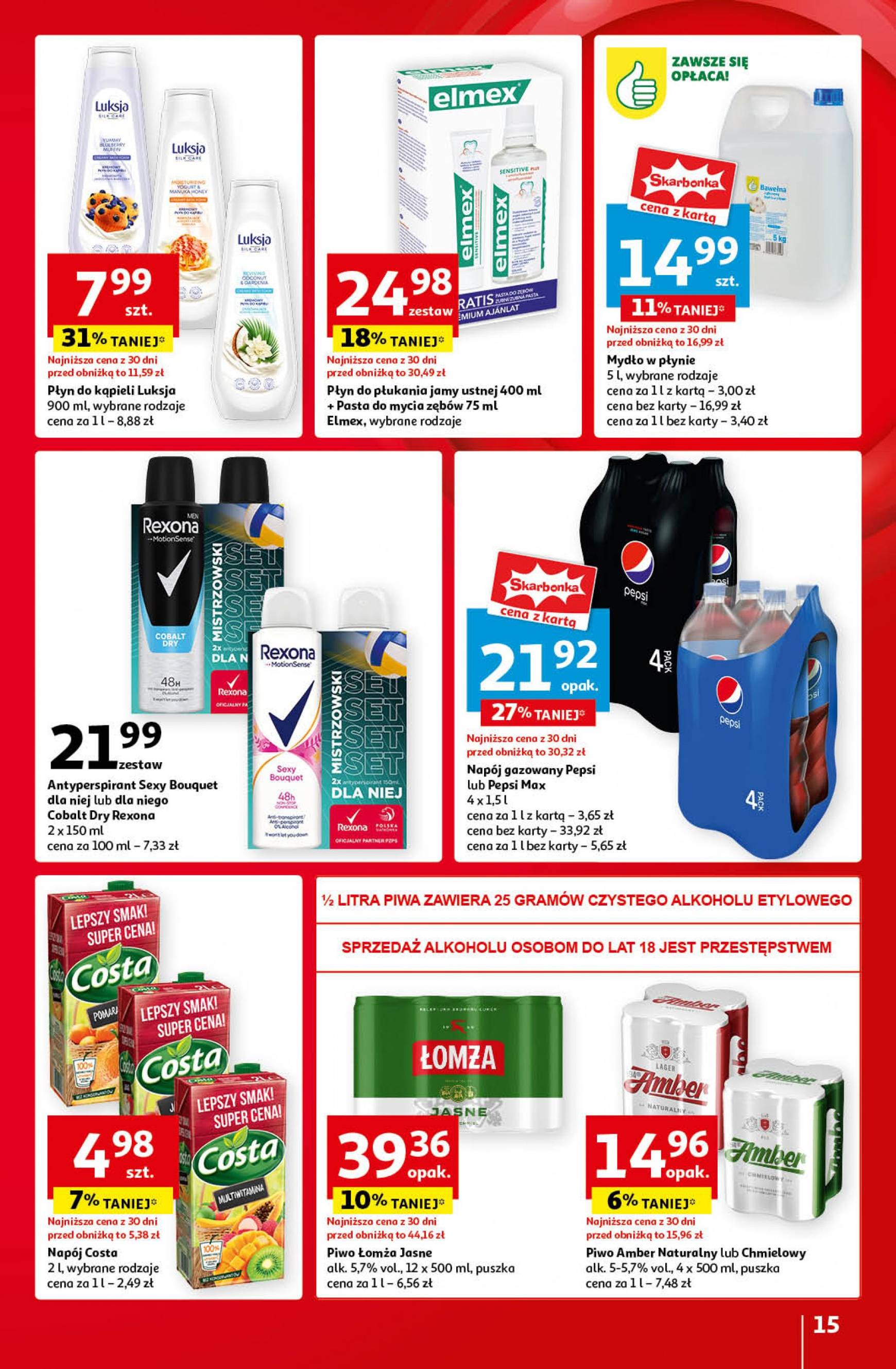 auchan - Aktualna Hipermarket Auchan gazetka ważna od 12.09. - 18.09. - page: 15