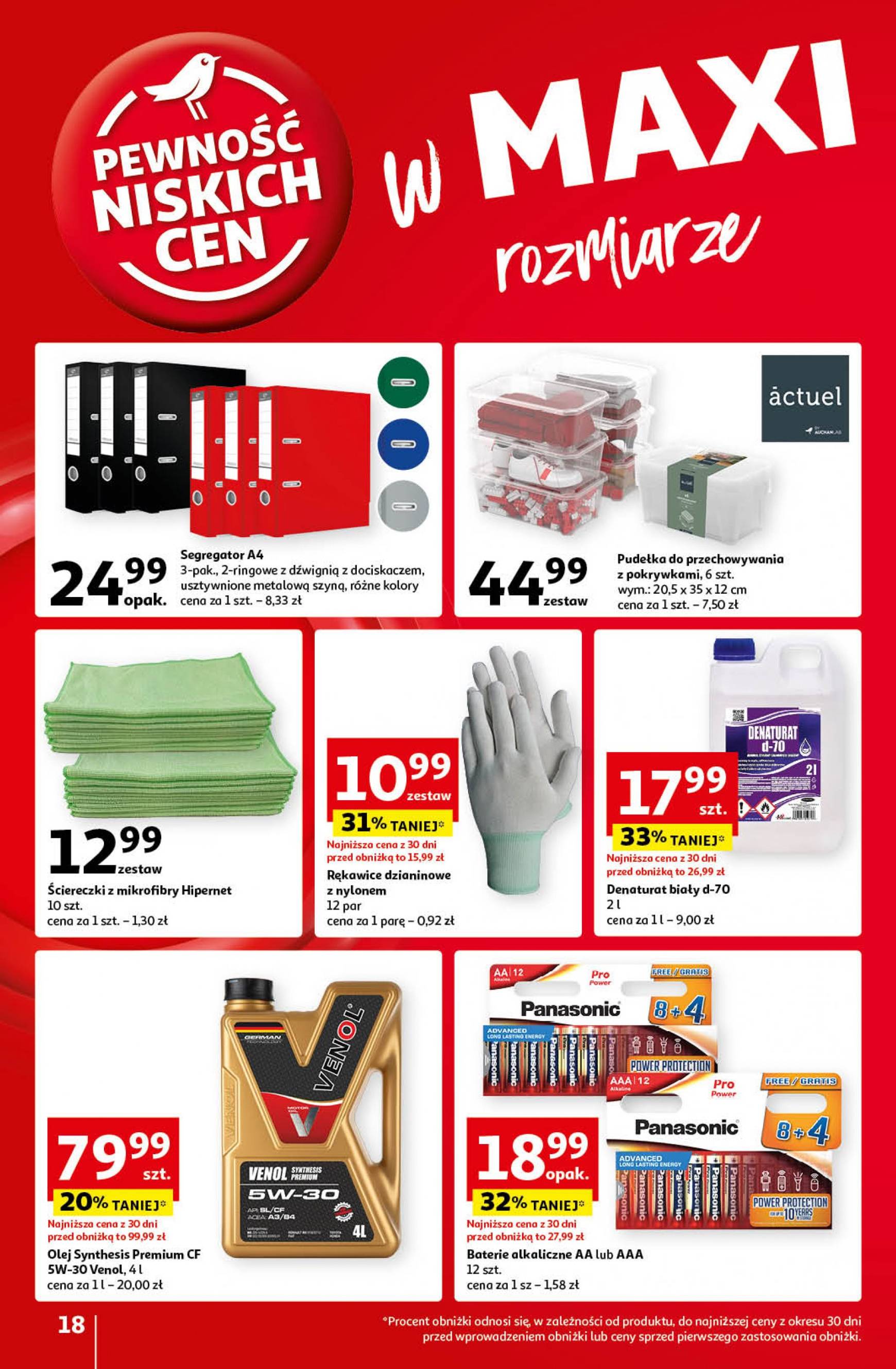 auchan - Aktualna Hipermarket Auchan gazetka ważna od 12.09. - 18.09. - page: 18