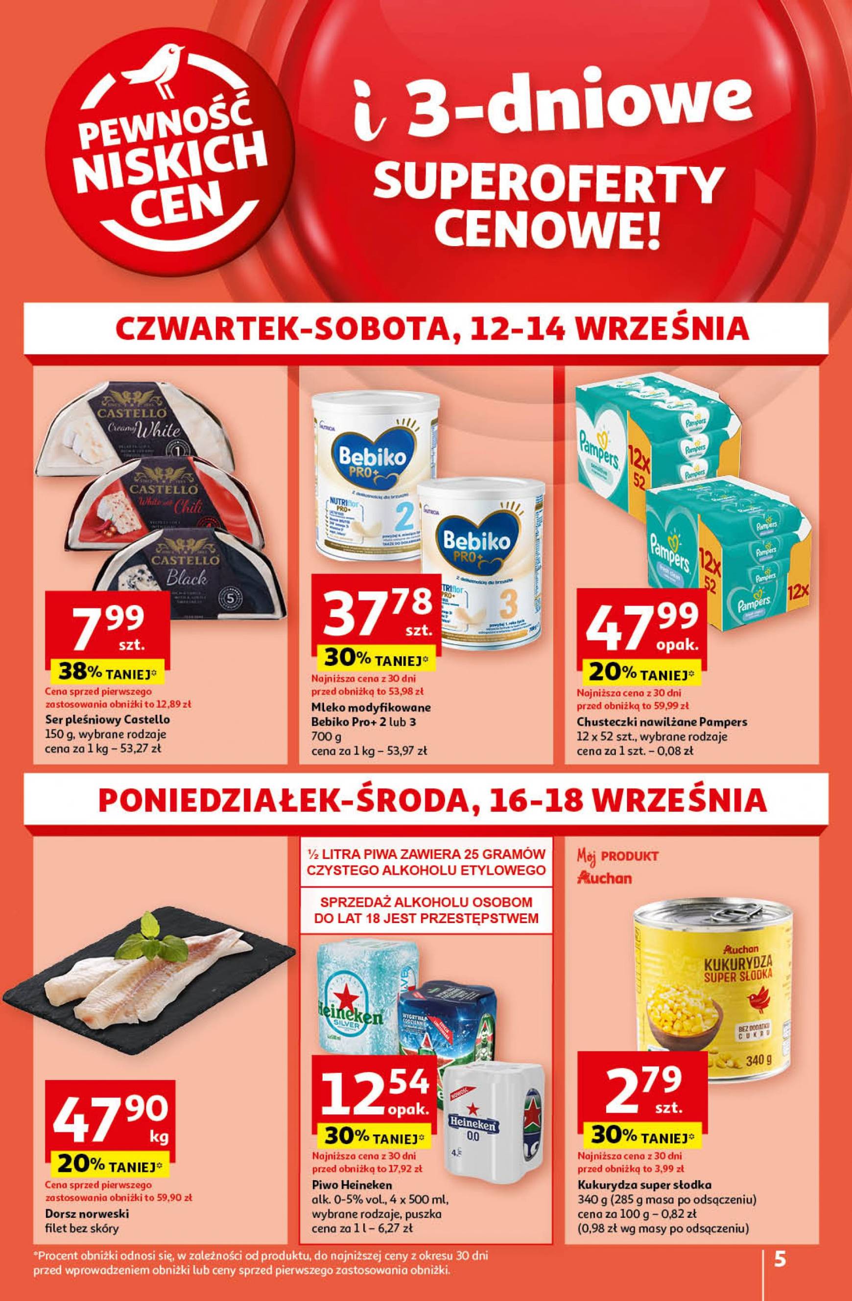 auchan - Aktualna Hipermarket Auchan gazetka ważna od 12.09. - 18.09. - page: 5