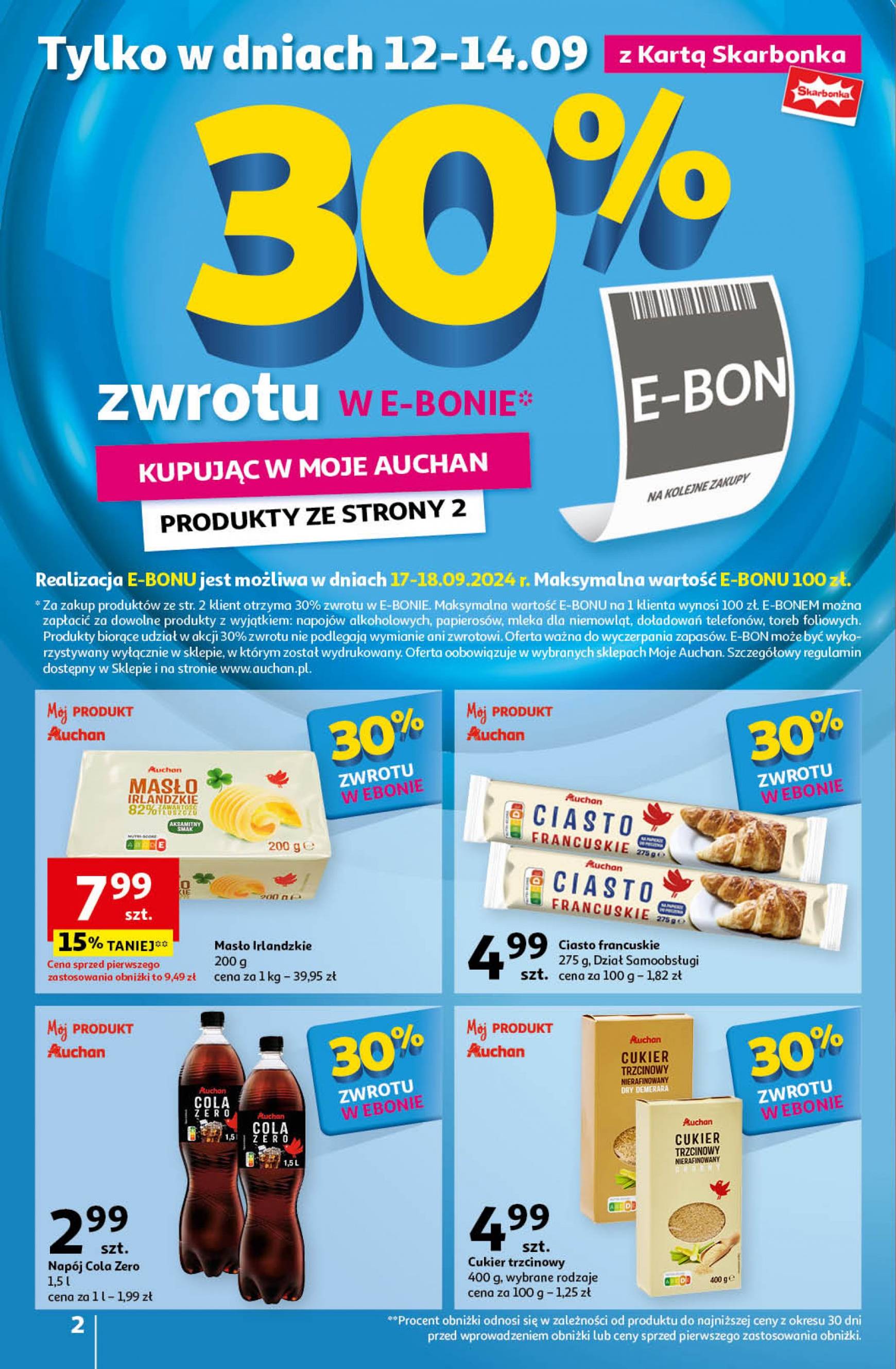 auchan - Aktualna Moje Auchan gazetka ważna od 12.09. - 18.09. - page: 2