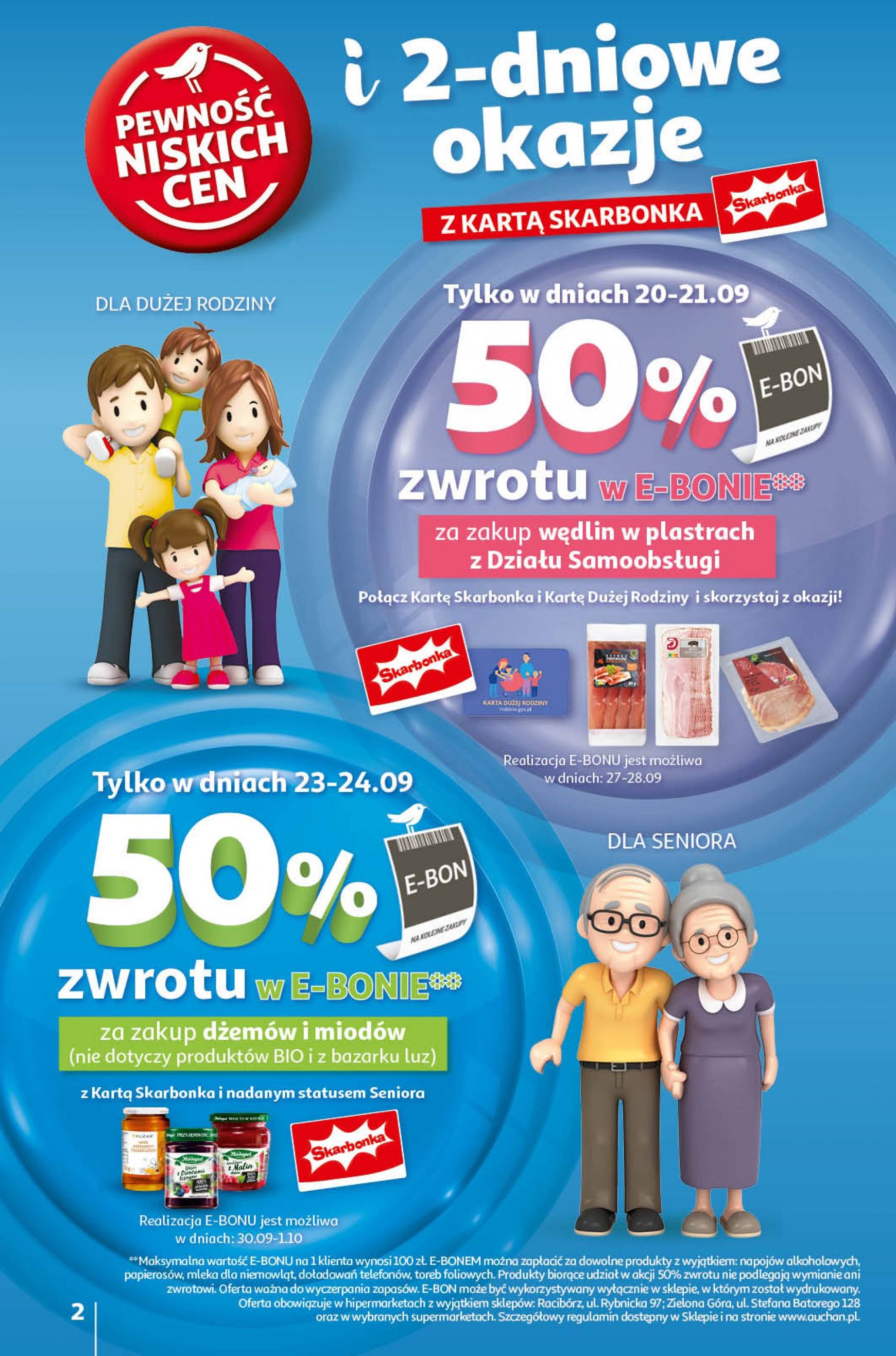 auchan - Aktualna Moje Auchan gazetka ważna od 19.09. - 25.09. - page: 2