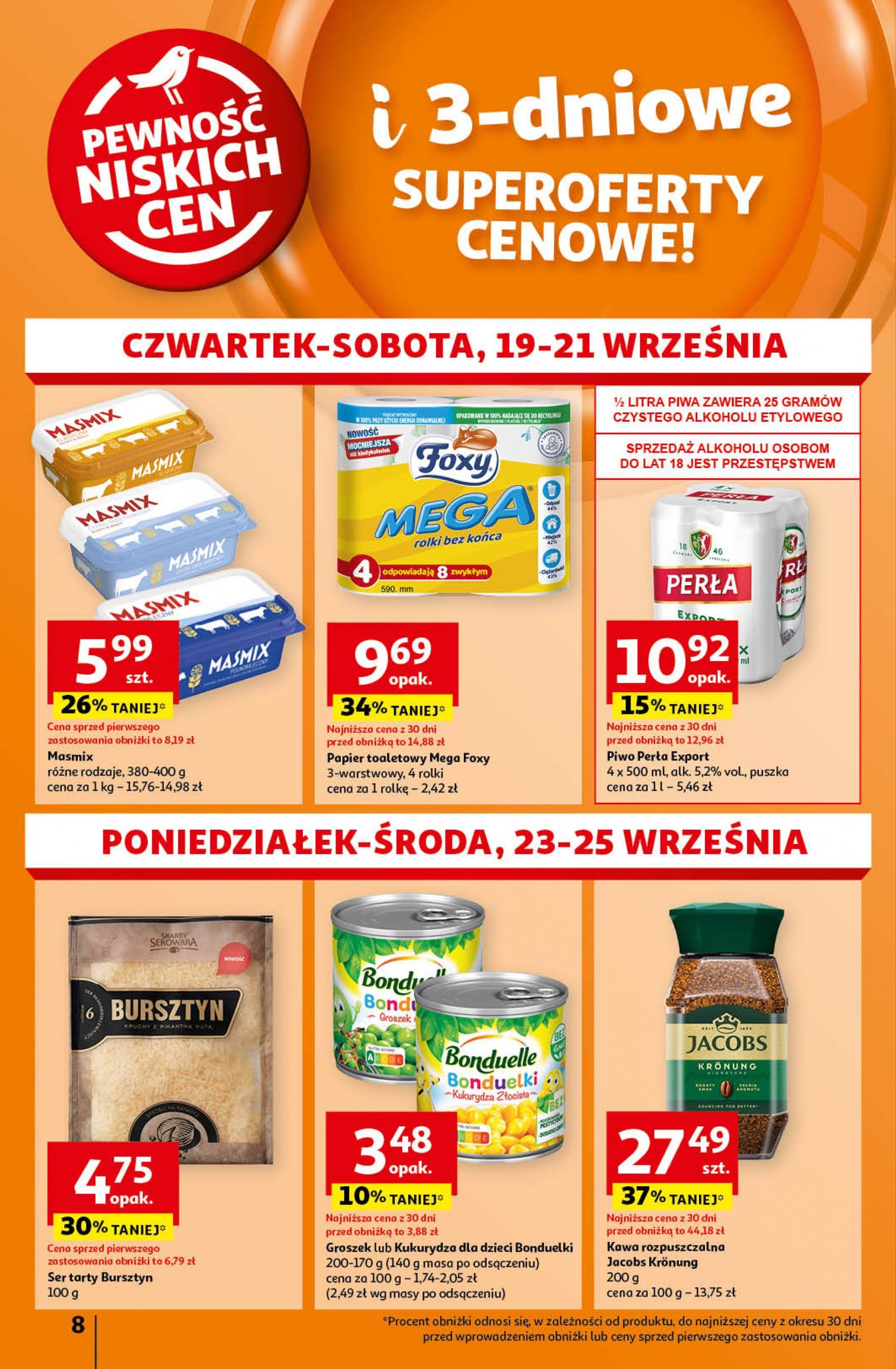 auchan - Aktualna Hipermarket Auchan gazetka ważna od 19.09. - 25.09. - page: 8