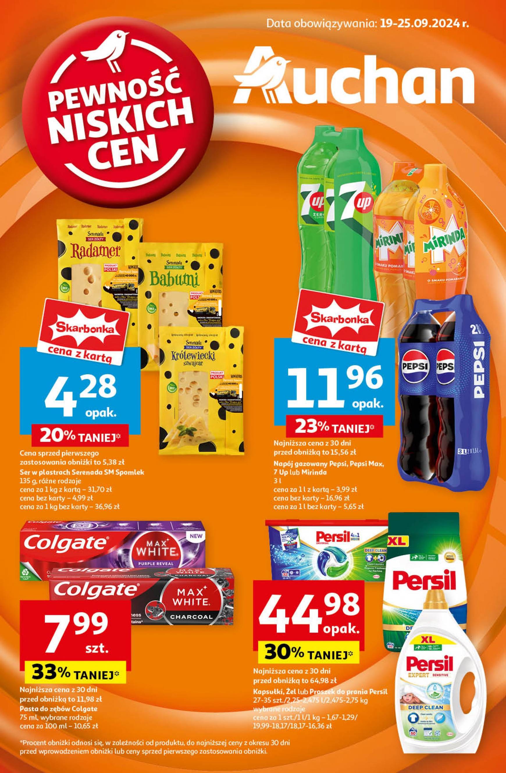 auchan - Aktualna Hipermarket Auchan gazetka ważna od 19.09. - 25.09. - page: 1