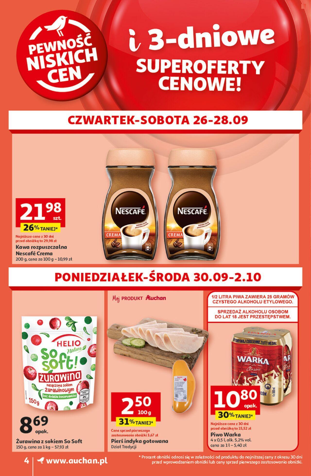 auchan - Auchan Gazetka PDF 26.09.2024 - 02.10.2024 - page: 4