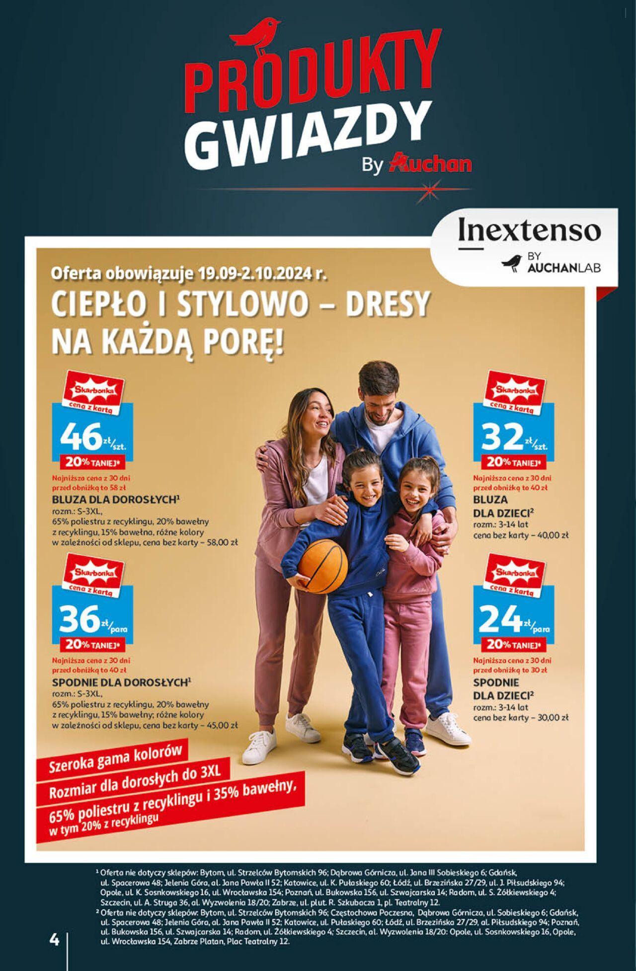 auchan - Auchan Gazetka - Pewność Niskich Cen Hipermarket PDF 26.09.2024 - 02.10.2024 - page: 4