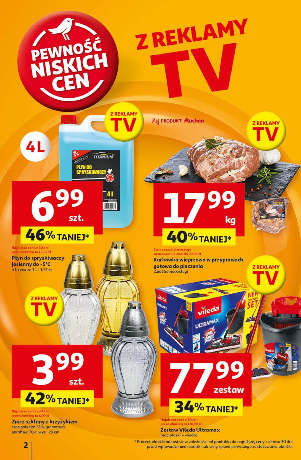 auchan - Auchan Gazetka - Pewność Niskich Cen Hipermarket PDF 26.09.2024 - 02.10.2024 - page: 2