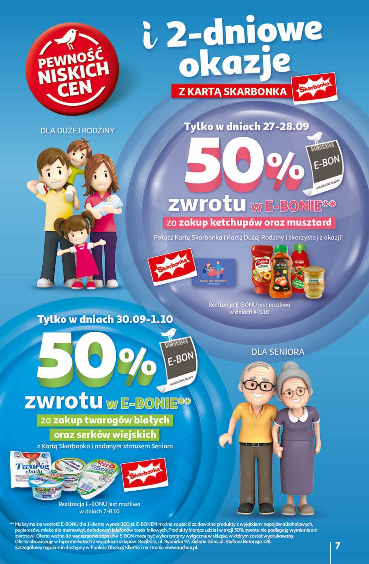 auchan - Auchan Gazetka - Pewność Niskich Cen Hipermarket PDF 26.09.2024 - 02.10.2024 - page: 7