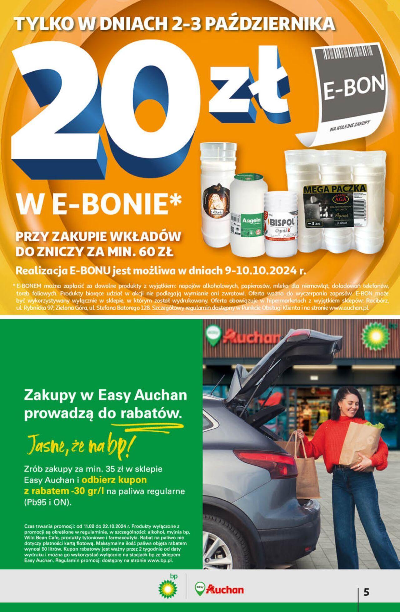 auchan - Auchan Gazetka - Pewność Niskich Cen Hipermarket PDF 26.09.2024 - 02.10.2024 - page: 5