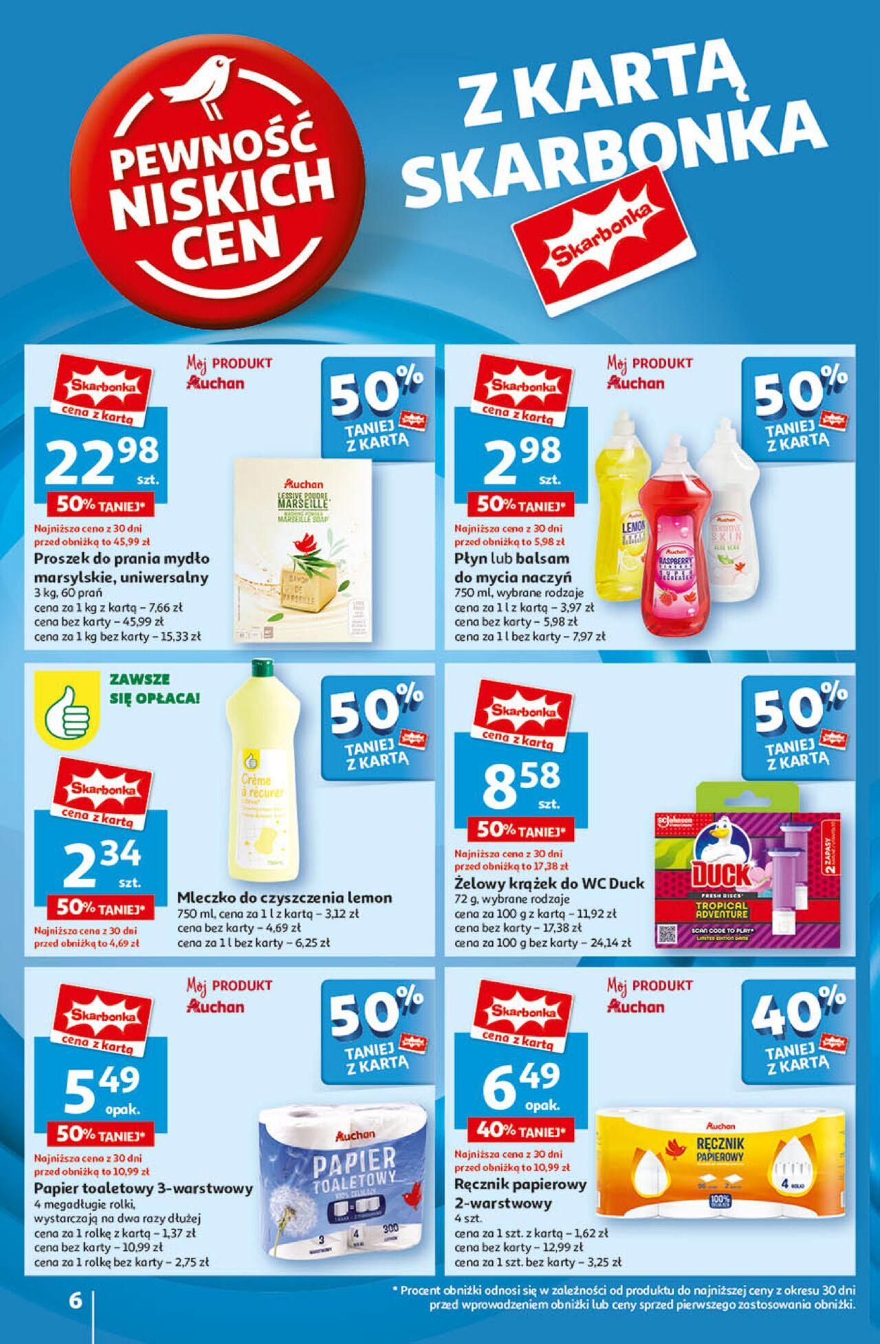 auchan - Auchan Gazetka - Pewność Niskich Cen Hipermarket PDF 26.09.2024 - 02.10.2024 - page: 6