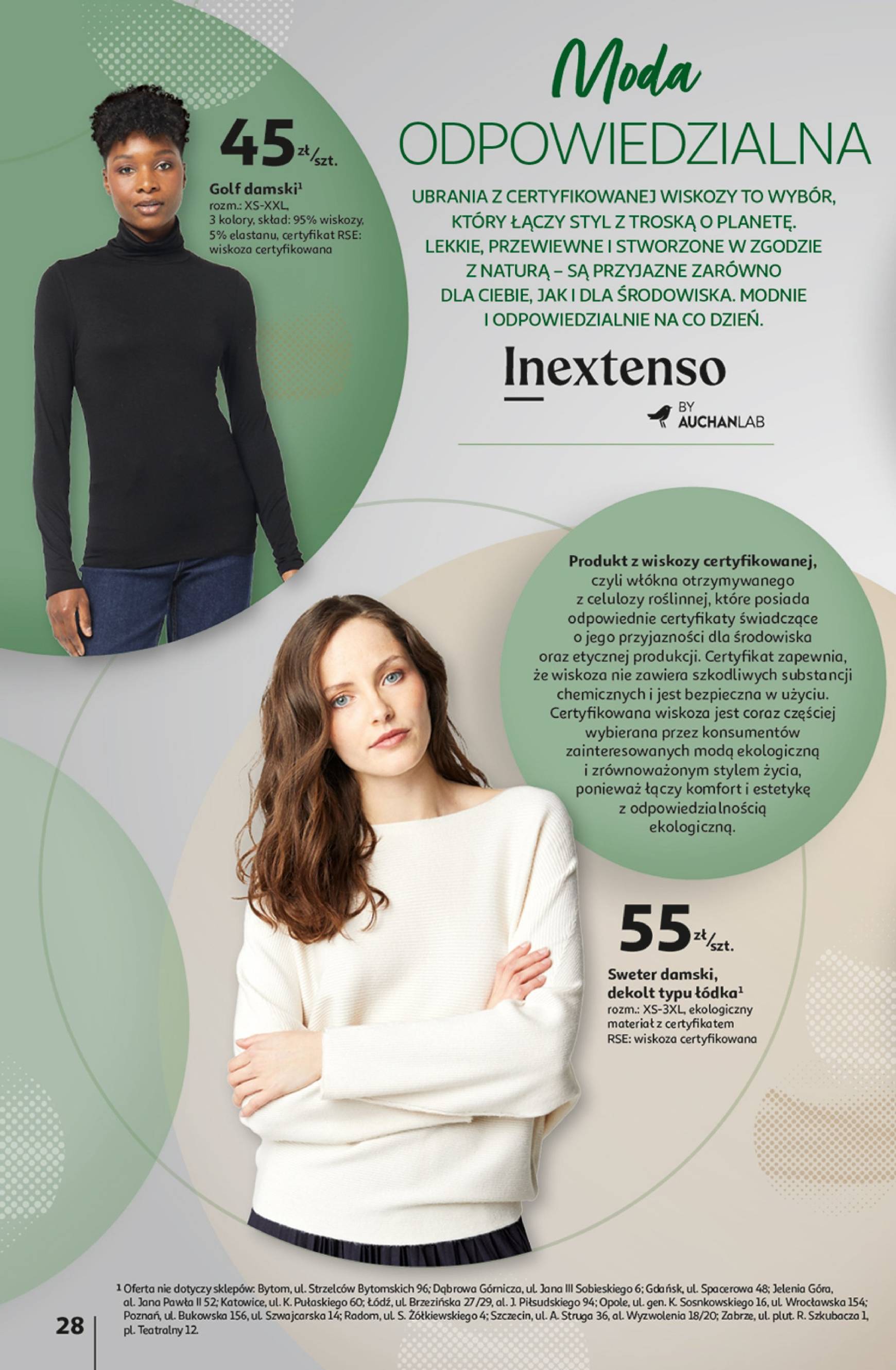 auchan - Auchan - Katalog Jesienne inspiracje Inextenso by AUCHANLAB gazetka ważna od 10.10. - 06.11. - page: 28