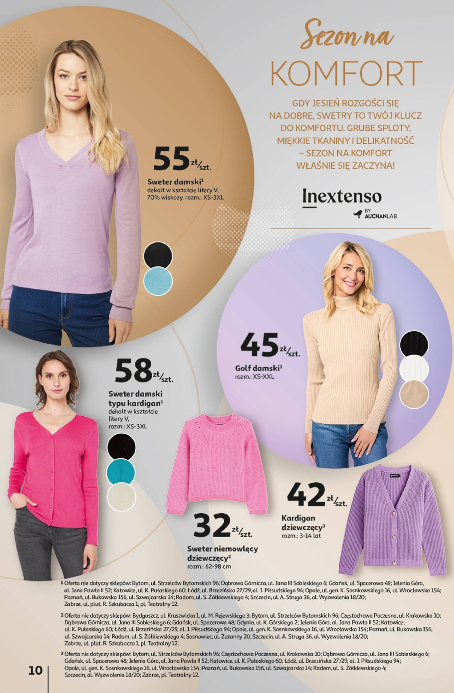 auchan - Auchan - Katalog Jesienne inspiracje Inextenso by AUCHANLAB gazetka ważna od 10.10. - 06.11. - page: 10