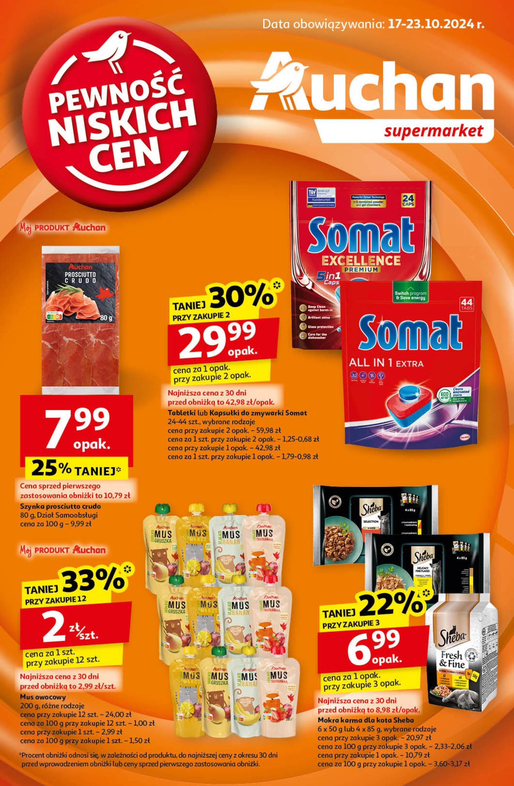 auchan - Supermarket Auchan gazetka ważna od 17.10. - 23.10.