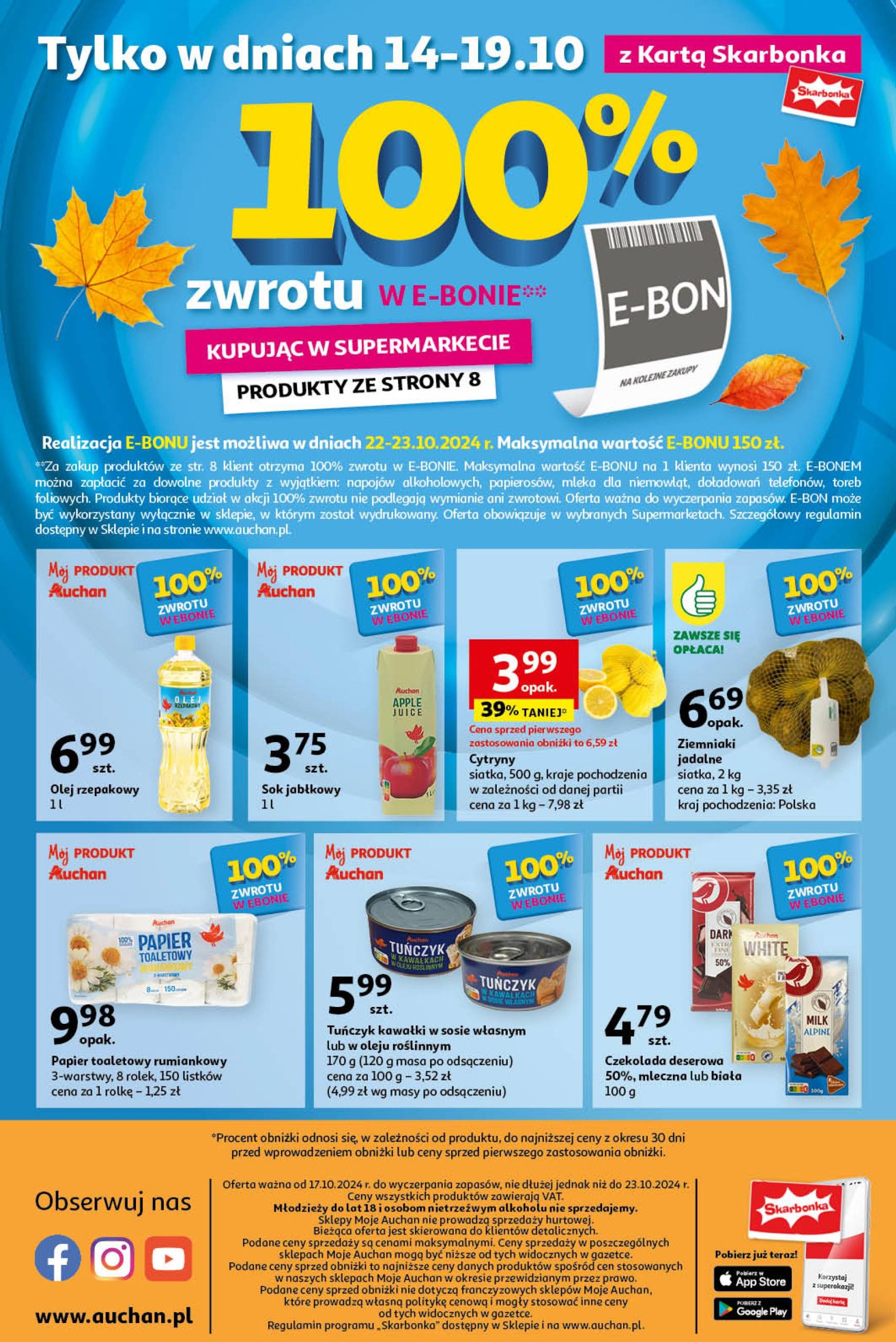 auchan - Moje Auchan gazetka ważna od 17.10. - 23.10. - page: 10