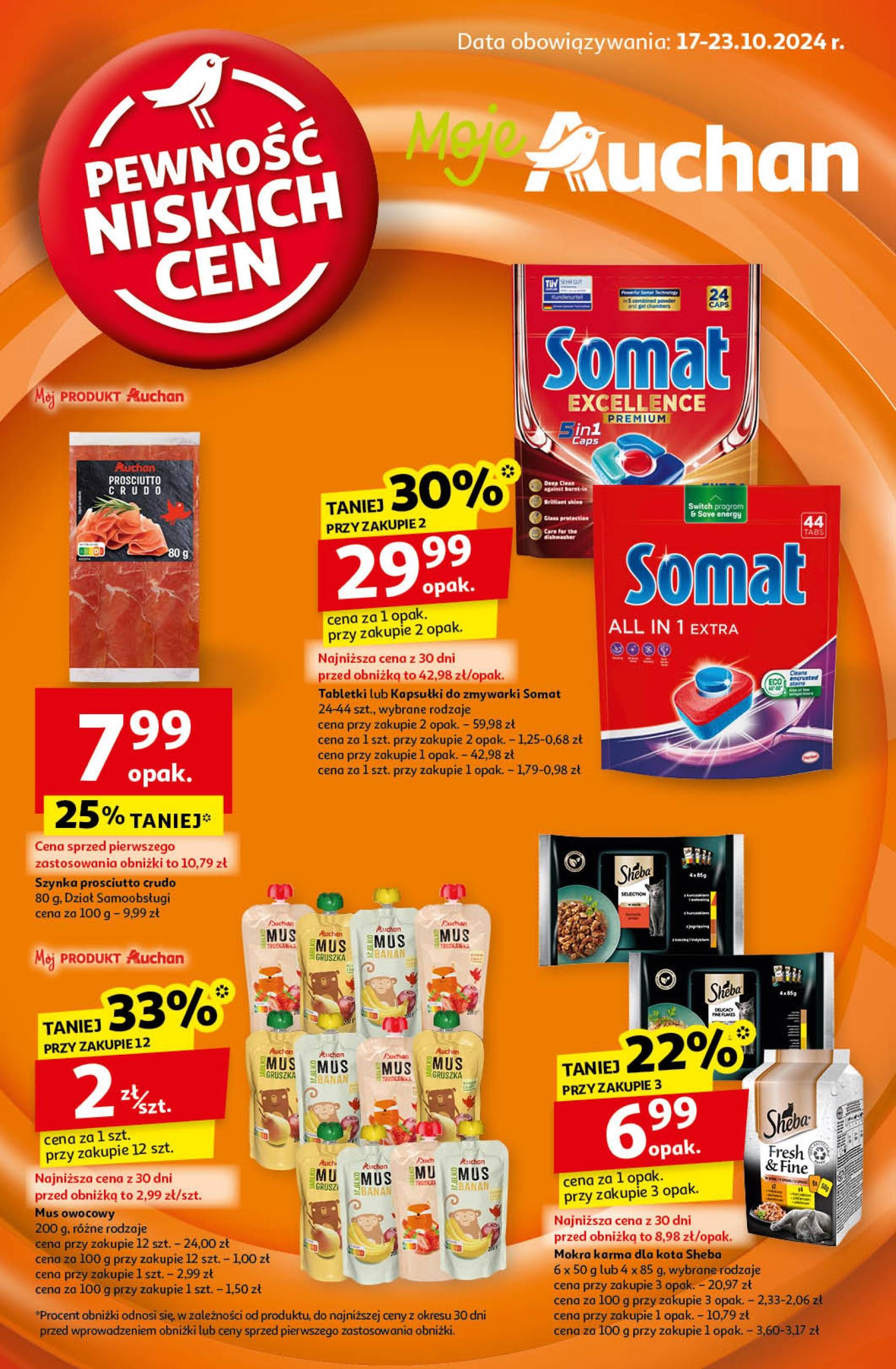 auchan - Moje Auchan gazetka ważna od 17.10. - 23.10. - page: 1